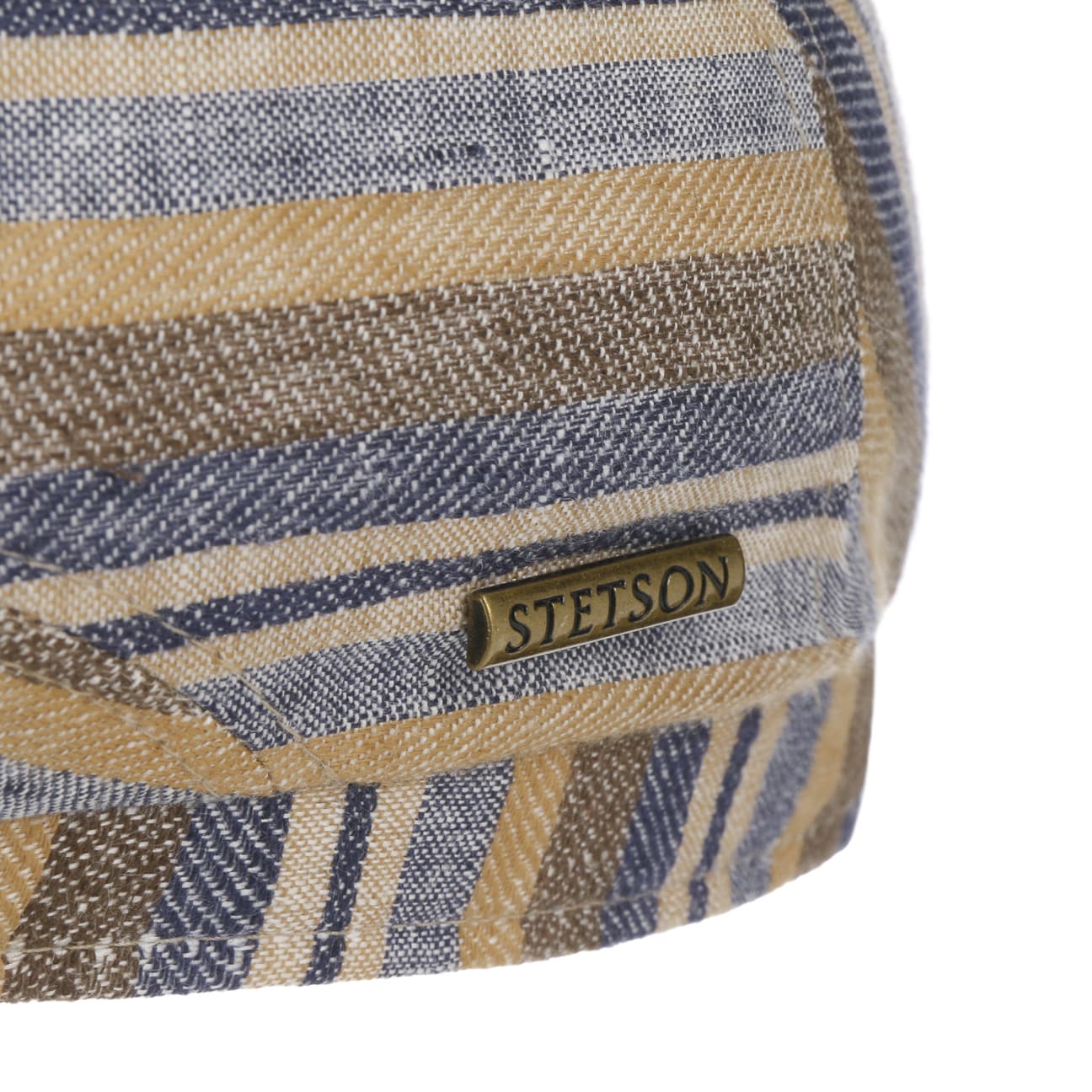 Stetson Sacota Driver Linen Flat Cap - Classic Men's Summer Hat for Golf, Driving & Outdoor Activities