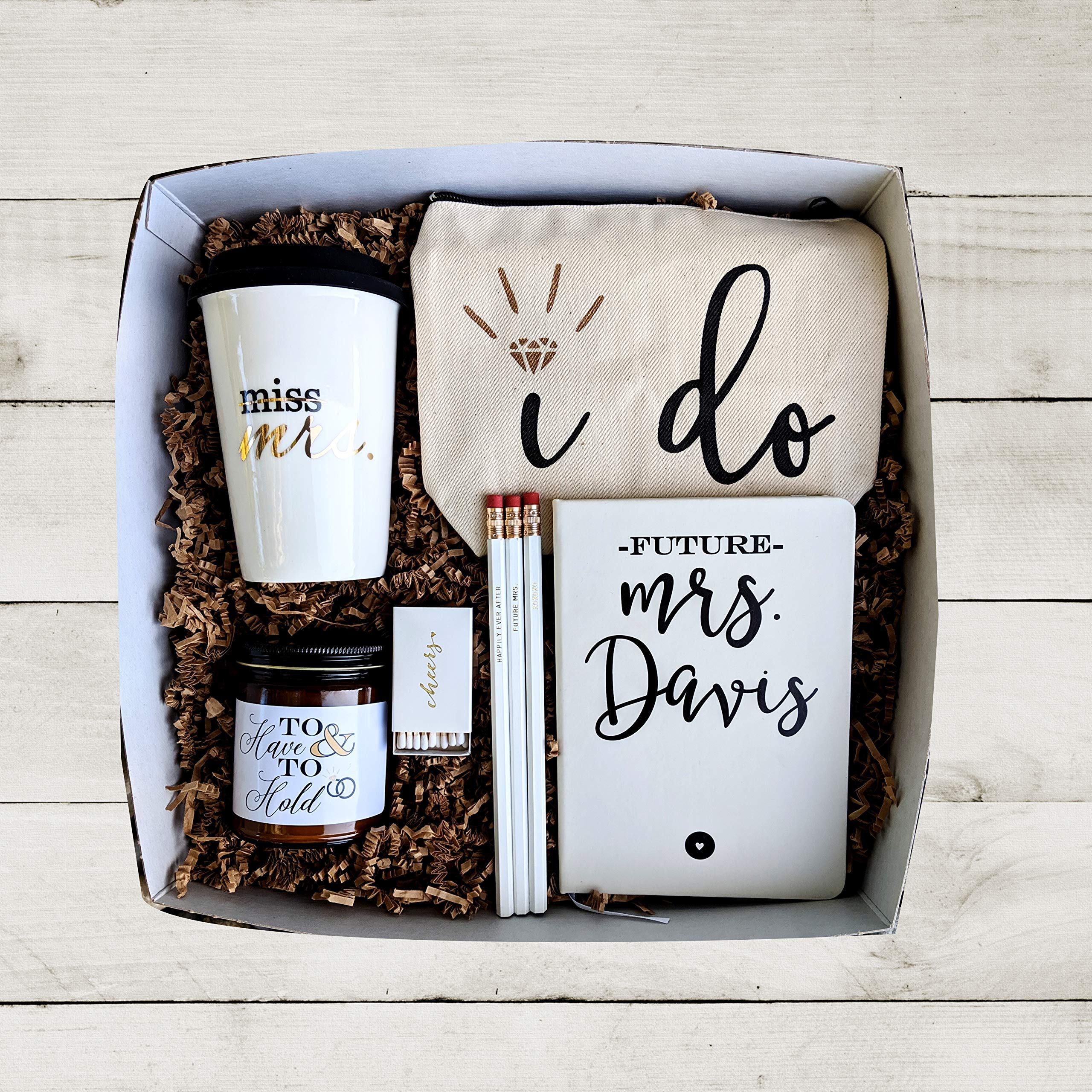 Future Mrs Gift Box - Elegant Engagement Gift Set for Bride to Be, Newly Engaged Women & Bridal Showers | Perfect Wedding Proposal, Bridal Party & Anniversary Present