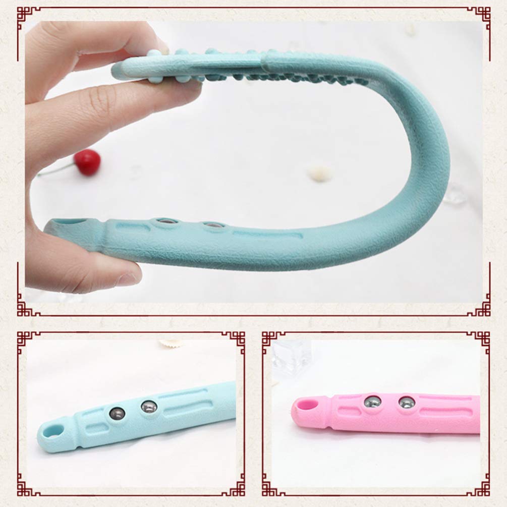 2-Pack Plastic Massage Roller & Hammer - Handheld Acupoint Massager for Muscle Relief, Fatigue Recovery & Relaxation | Perfect for Home, Office & Post-Workout Recovery