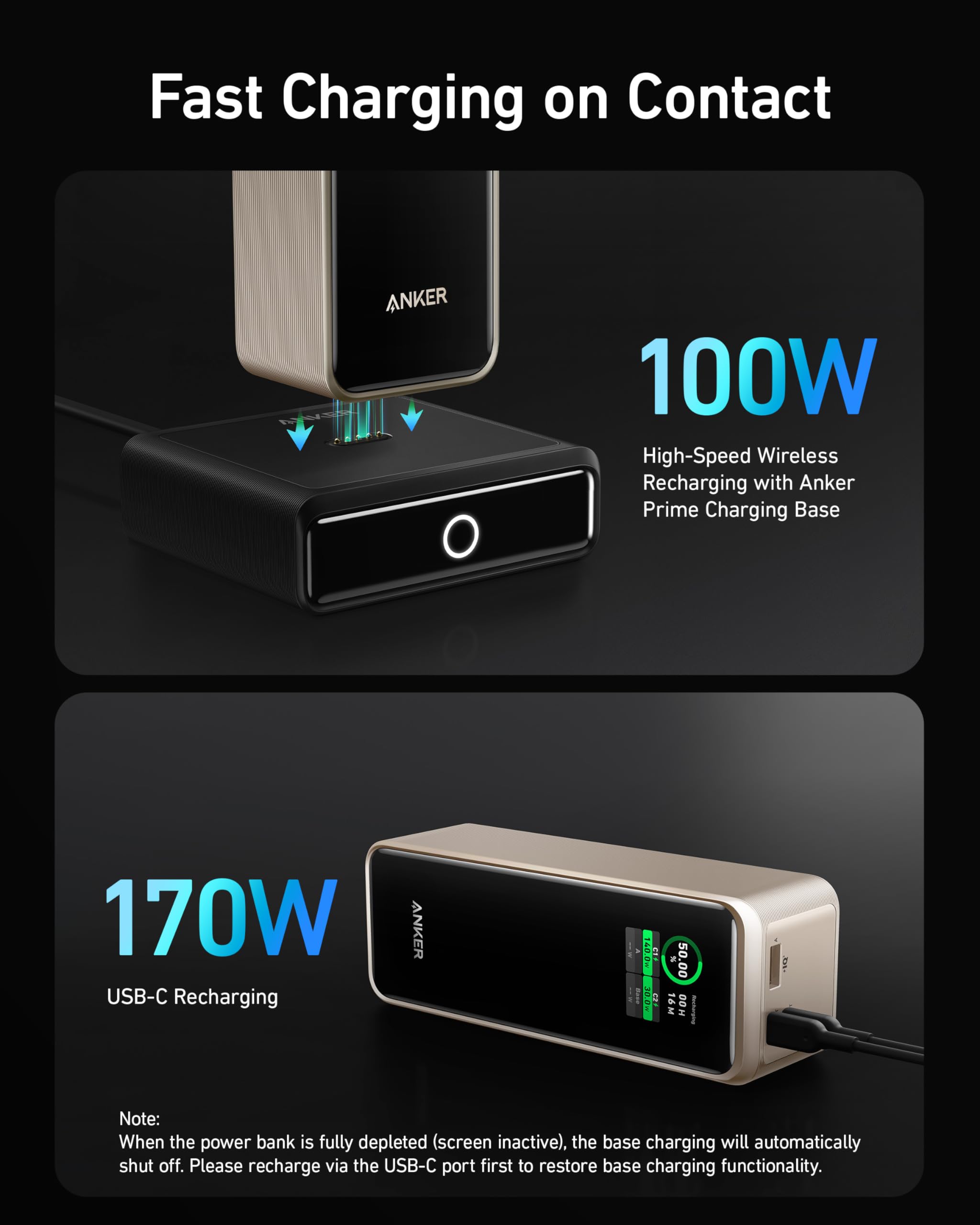 Anker Prime 27,650mAh 250W Portable Charger - 3-Port Fast Charging Power Bank for MacBook Pro/Air, iPhone 16/15/14, Samsung Galaxy - TSA Approved Travel Charger with Smart App Control | Perfect for Business Trips, Camping & Emergency Power Backup