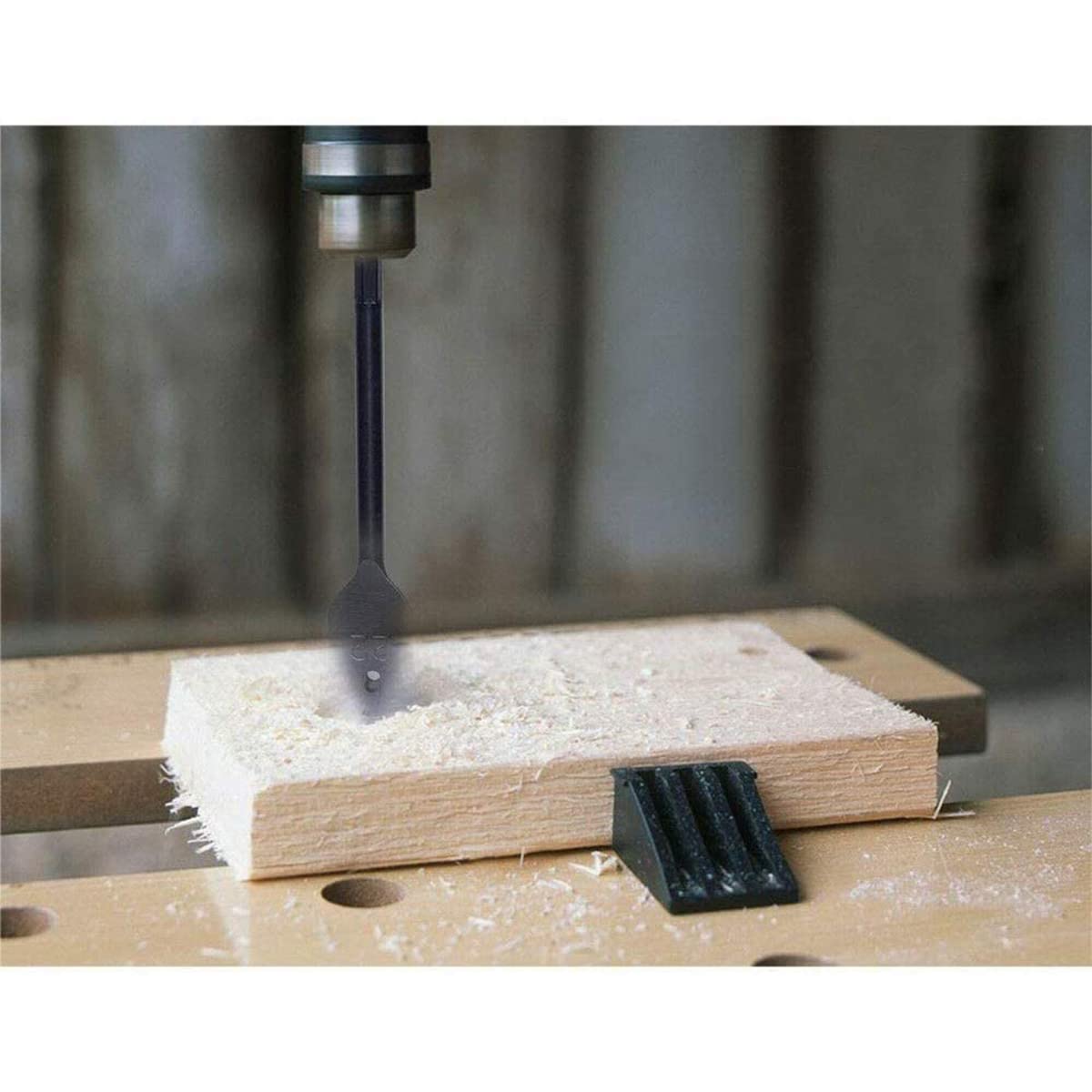 12mm Carbon Steel Spade Drill Bit for Wood & Plywood - Perfect for Carpentry & DIY Projects
