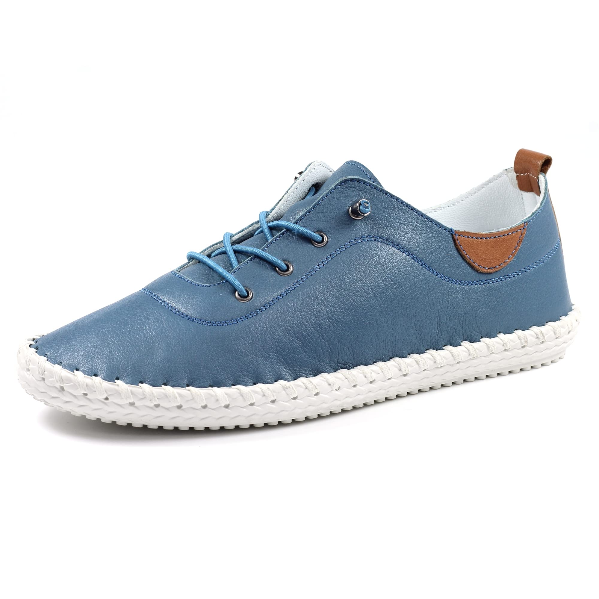 Stylish Women's Lunar St Ives Leather Sneakers - Comfortable Casual Shoes for Walking, Travel & Everyday Wear
