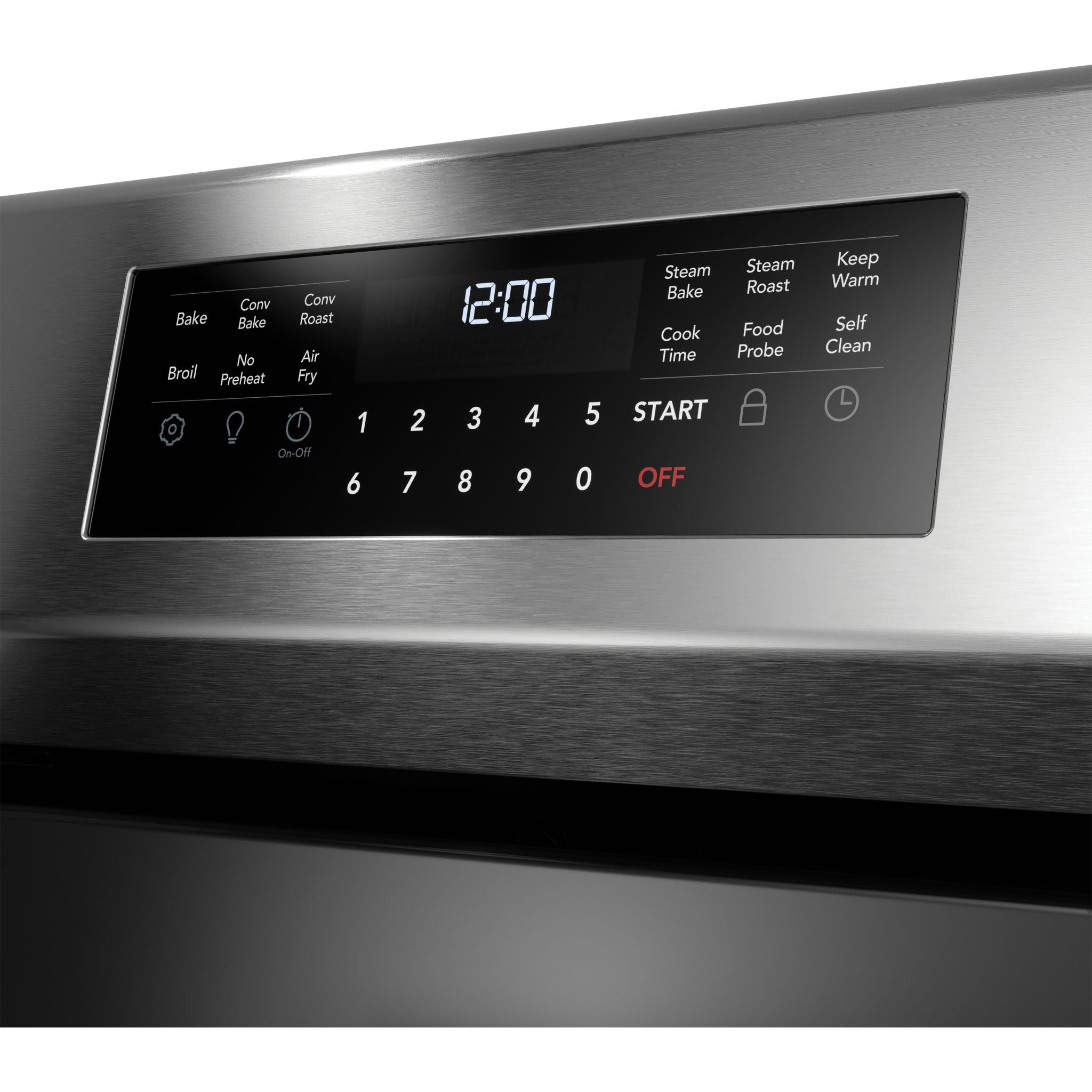 Frigidaire Gallery 30 Inch Electric Range with Smudge-Proof Stainless Steel - GCRE306CBF | Modern Kitchen Appliance for Baking, Roasting & Cooking