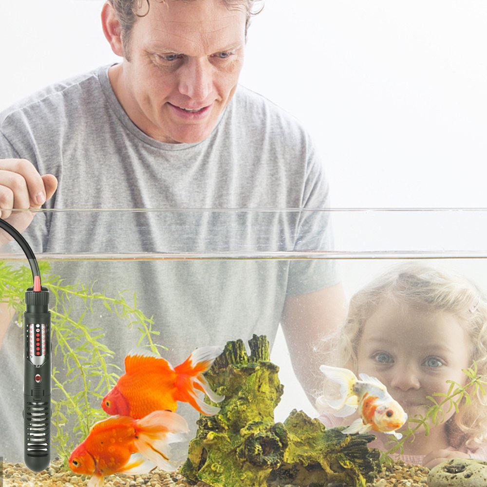 25W Submersible Aquarium Heater for Fish Tanks - Reliable Temperature Control with 1 Year Warranty - Perfect for Small Freshwater & Saltwater Aquariums, Betta Fish Tanks & Turtle Habitats