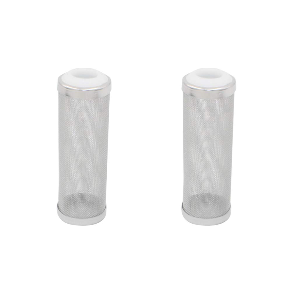 POPETPOP Sponge Filters 3PCS - Stainless Steel Aquarium Intake Cover for Fish Tanks - Home & Office Use