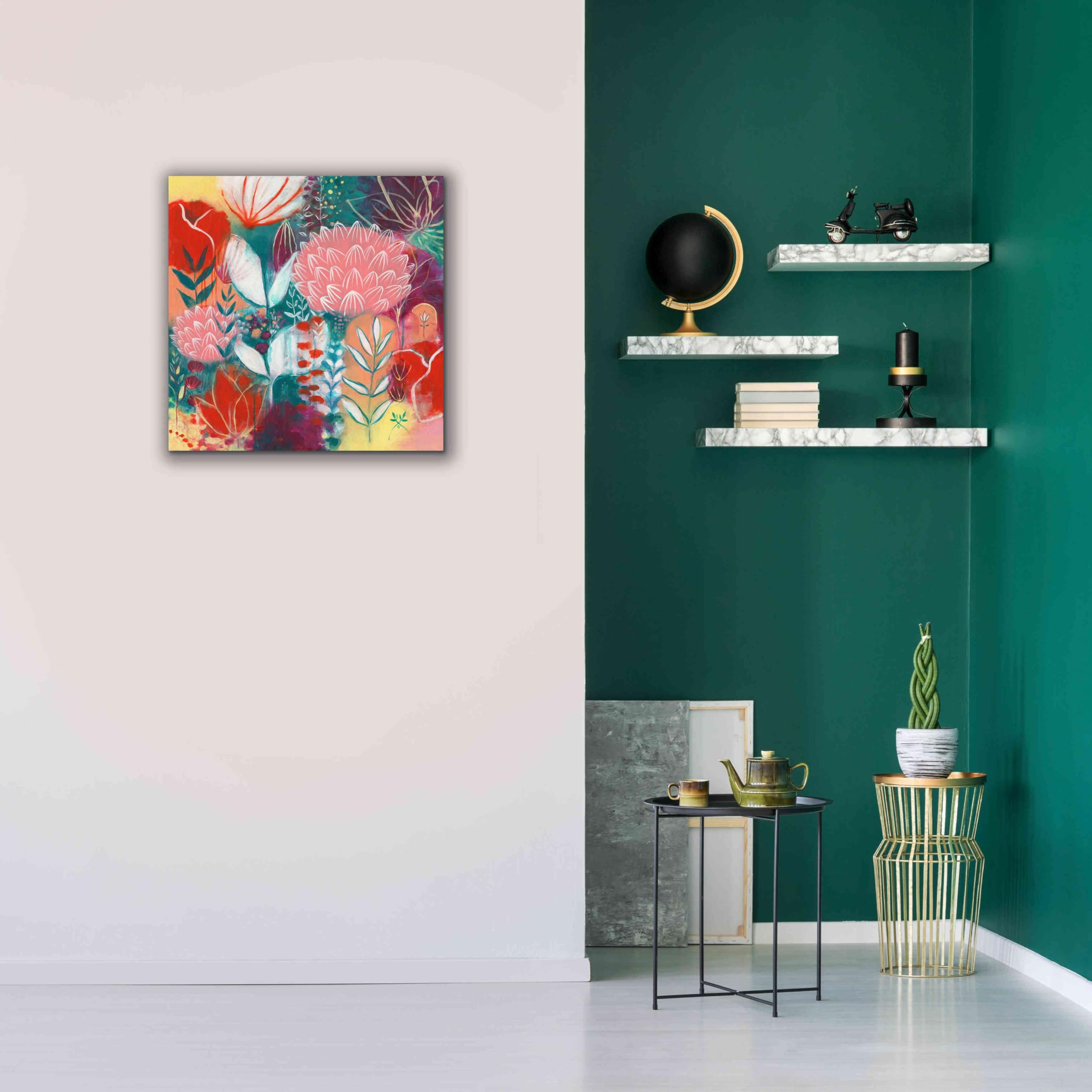 Epic Graffiti 'Sensuality' by Corina Capri - 26x26 Inch Giclee Canvas Wall Art Print - Modern Abstract Home Decor for Living Room, Bedroom & Office