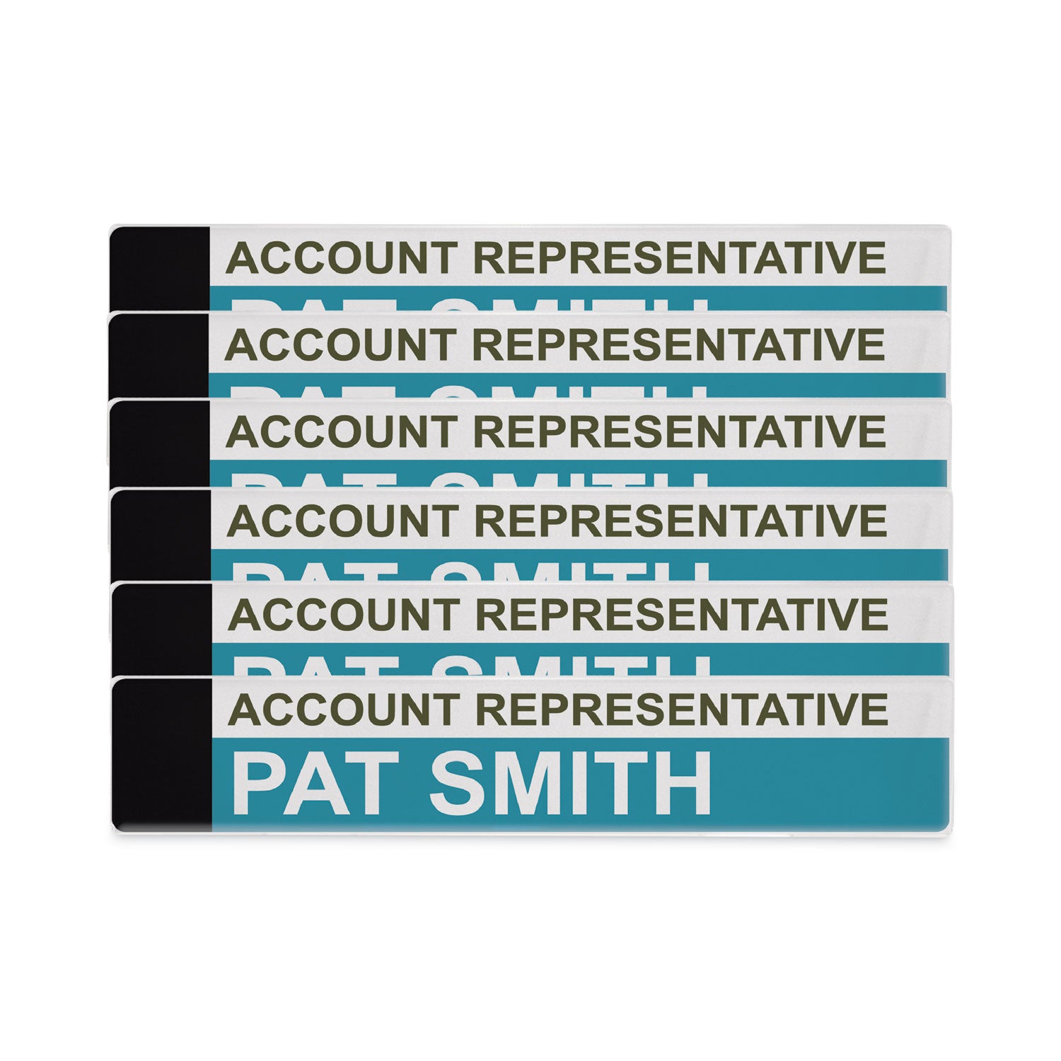 Advantus Clear Acrylic Panel Wall Sign Name Holder - 9