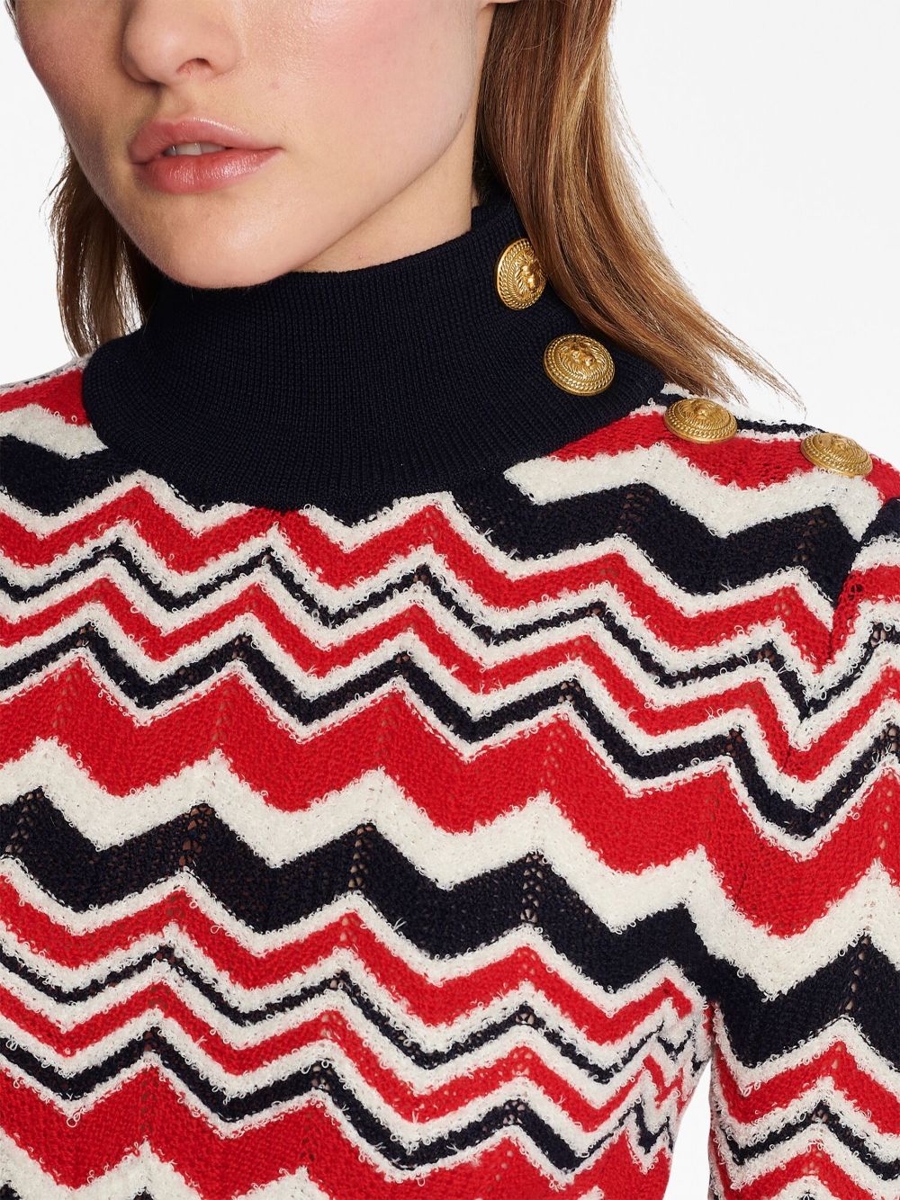 Balmain Multicolor Sweaters for Women - Luxury Knitwear for Fall & Winter Fashion | Perfect for Casual Outfits, Office Wear & Evening Events