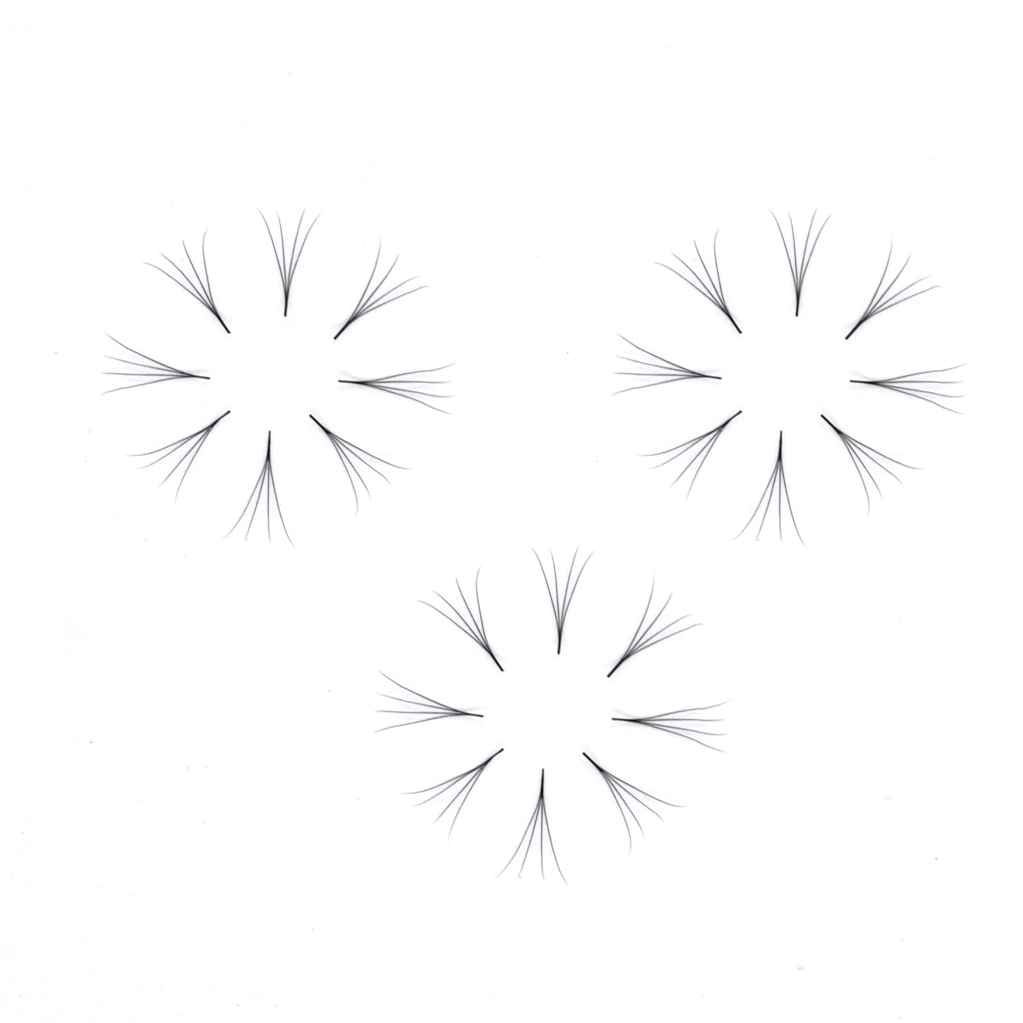 1000 Premade Lash Fans - Handmade Eyelash Extensions in 10D, 8D, 7D, 6D, 5D, 4D, 3D (4D Curl C, 16mm) - Perfect for Salon Professionals & DIY Lash Artists