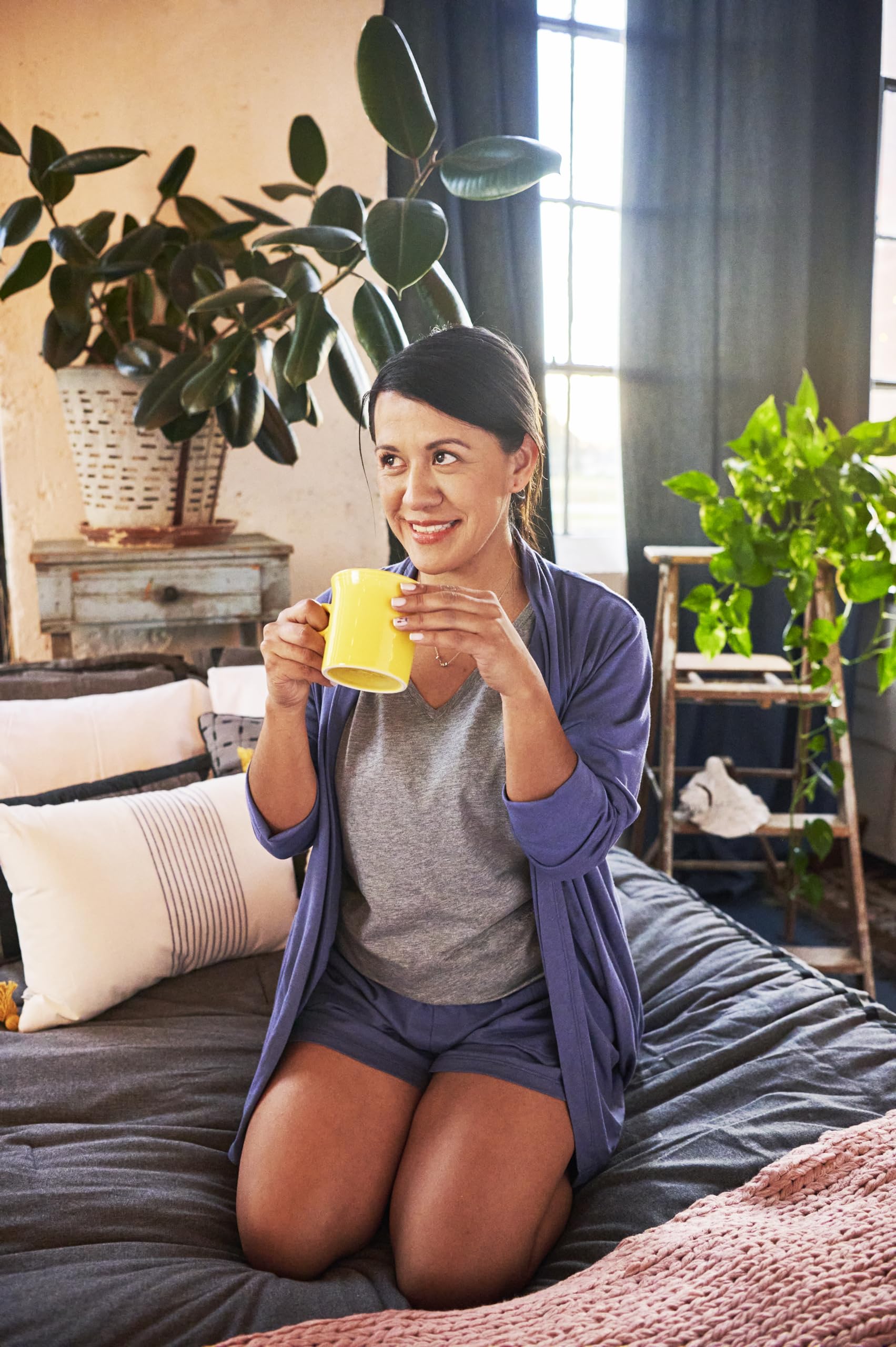 Women's Cozy 2-Piece Sleepwear Set - Soft Pajama Lounge Set for Sleeping & Relaxing at Home | Perfect for Nighttime Comfort, Lounging & Self-Care Moments