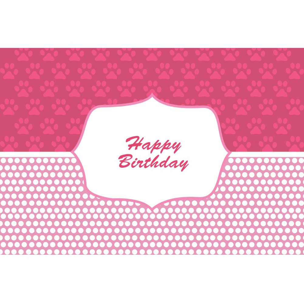 Yeele 5x3ft Happy Birthday Photography Backdrop - Vinyl Studio Background for Kids Birthday Party, Pet Photo Shoot, Boy & Girl Celebration Decorations | Perfect for Photo Booth, Studio Props, and Party Decor