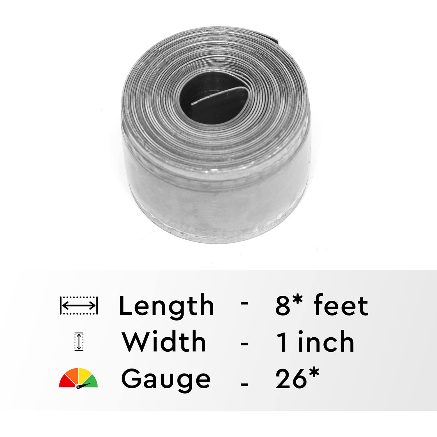 Cornating Iron Strip Set of 4 (1 Inch x 7-8 Feet) - Vastu Remedy for Home Entrance & Toilet Correction | Feng Shui Metal Solution for Positive Energy & Home Protection | Perfect for Doorways, Bathrooms & Office Spaces