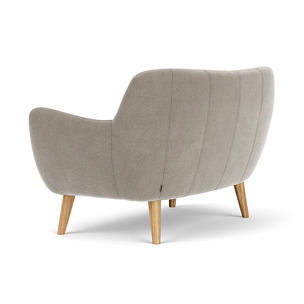 Herman Fabric 2 Seater Sofa - Modern Living Room Couch for Small Spaces, Apartment & Home Decor - Comfortable Loveseat with Soft Upholstery for Relaxing, Entertaining & Cozy Lounging