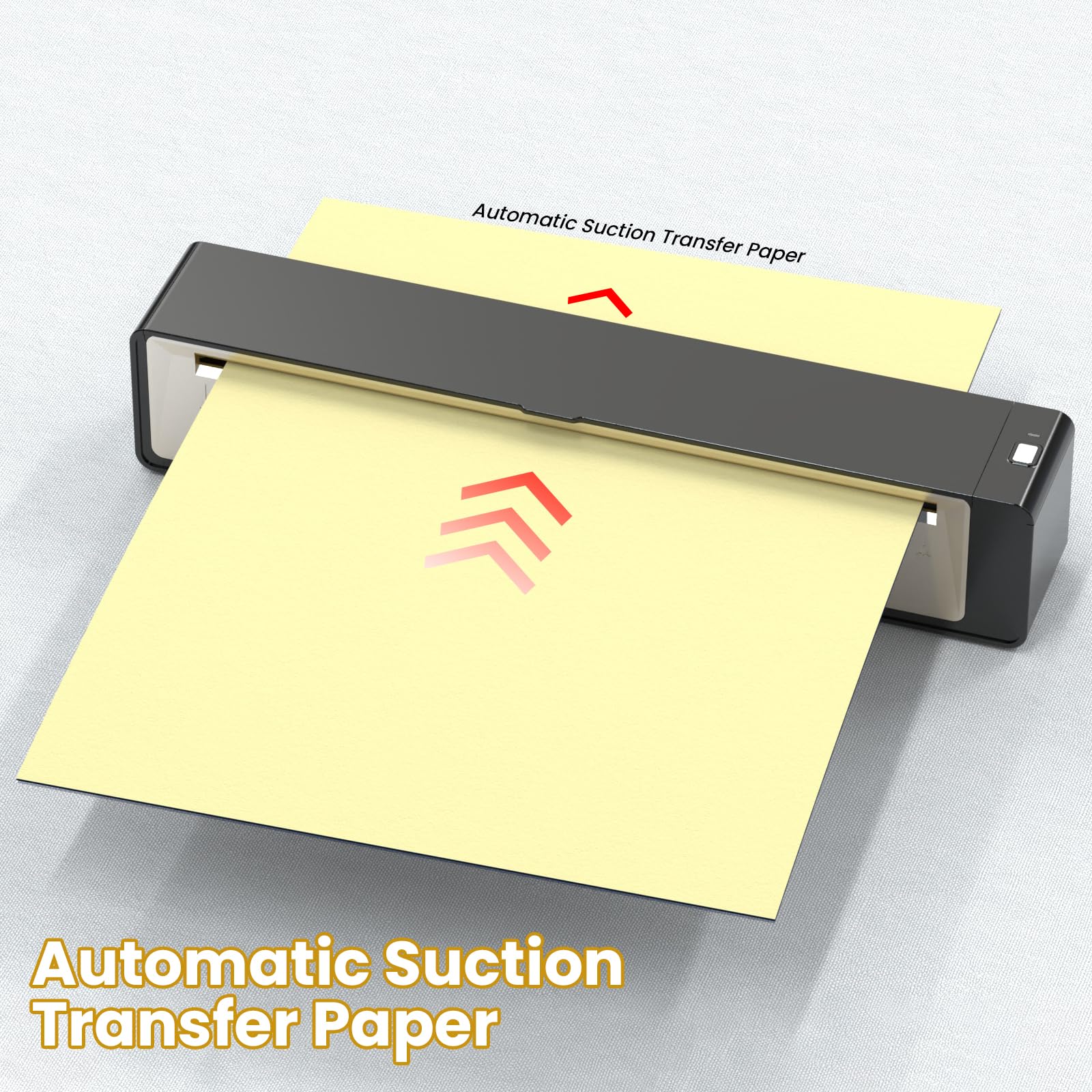 Portable Wireless Tattoo Stencil Printer Kit - Rechargeable Thermal Copier Machine with Transfer Paper | Compatible with Android, iOS & Windows | Perfect for Tattoo Artists & Beginners | Home Studio & Professional Tattoo Shop Use