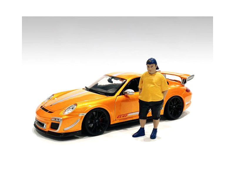 1/18 Scale Car Meet Figurine II - Realistic Miniature Figure for Diecast Model Displays by American Diorama - Perfect for Car Show Dioramas, Model Train Scenes & Collectible Displays