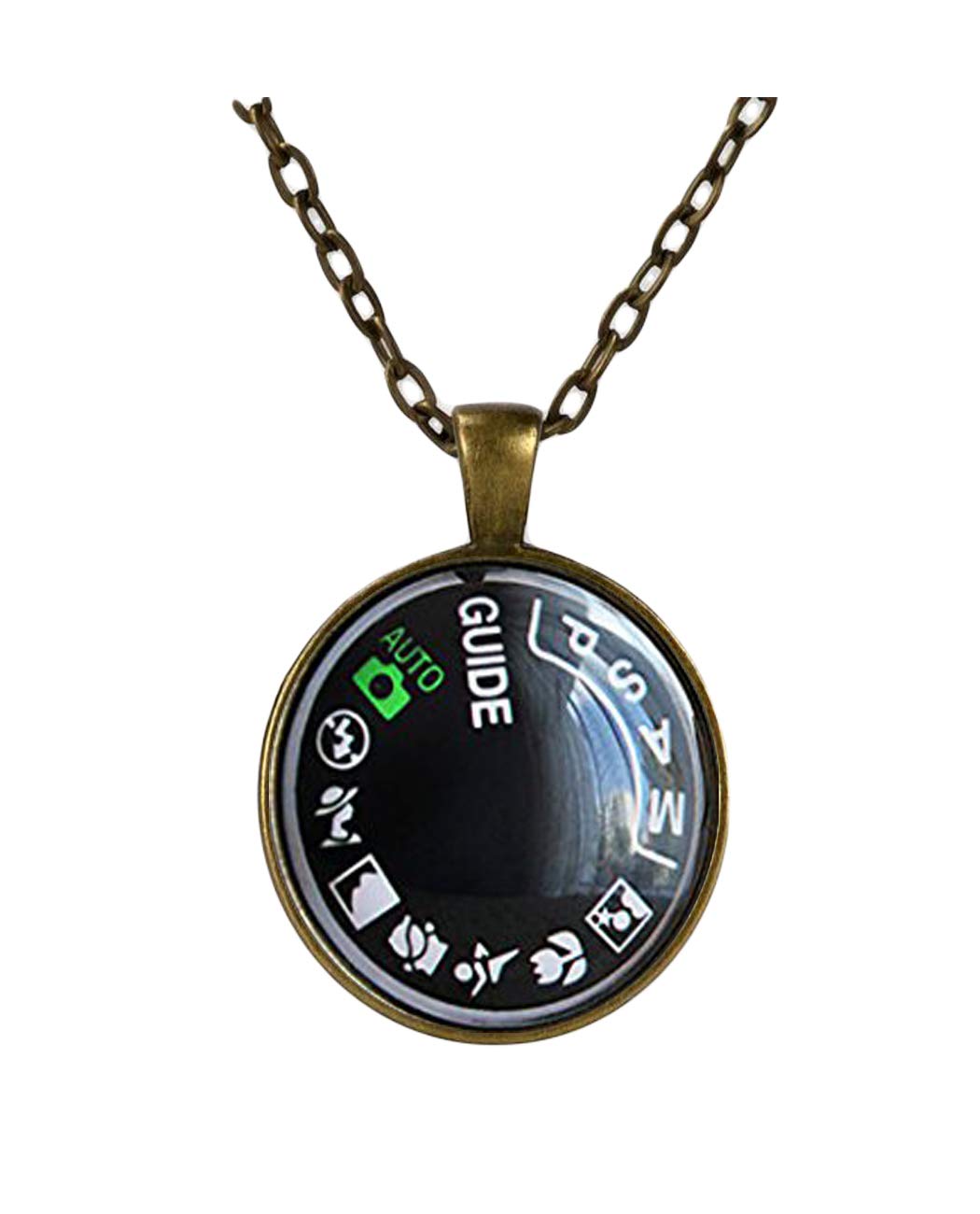 Vintage Camera Dial Pendant Necklace - Handmade Photography Jewelry for Women, Unique Gift for Photographers & Vintage Lovers - Perfect for Weddings, Anniversaries & Special Occasions