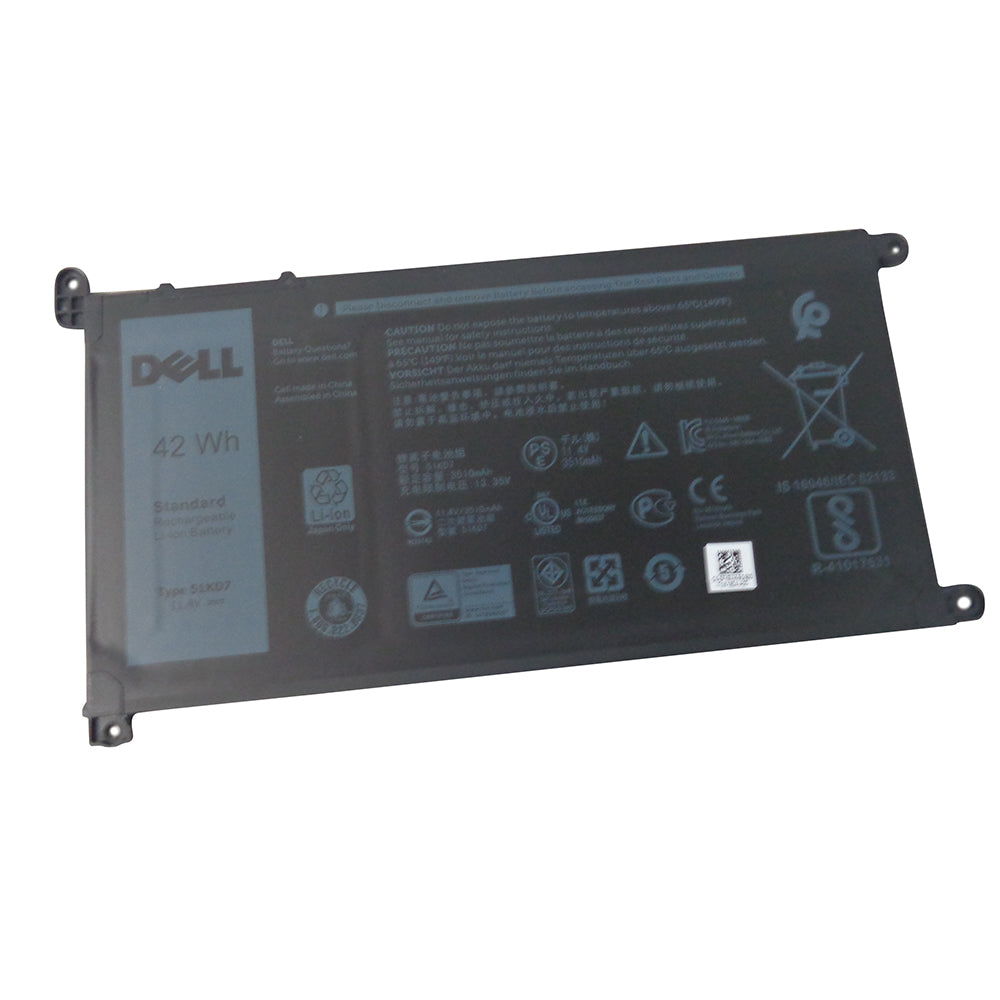 Original Title: Dell Chromebook 3100 3180 3181 3189 3400 5190 Laptop Battery 51KD7   Optimized Title: **Genuine Dell Chromebook 3100 3180 3181 3189 3400 5190 Replacement Laptop Battery (Model: 51KD7) - Long-Lasting Power for School, Work & Travel**