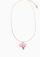 RKH Ice Cream Pendant Necklace - Cute & Trendy Jewelry for Women & Girls - Perfect Gift for Birthday, Valentine's Day & Summer Fashion Accessories