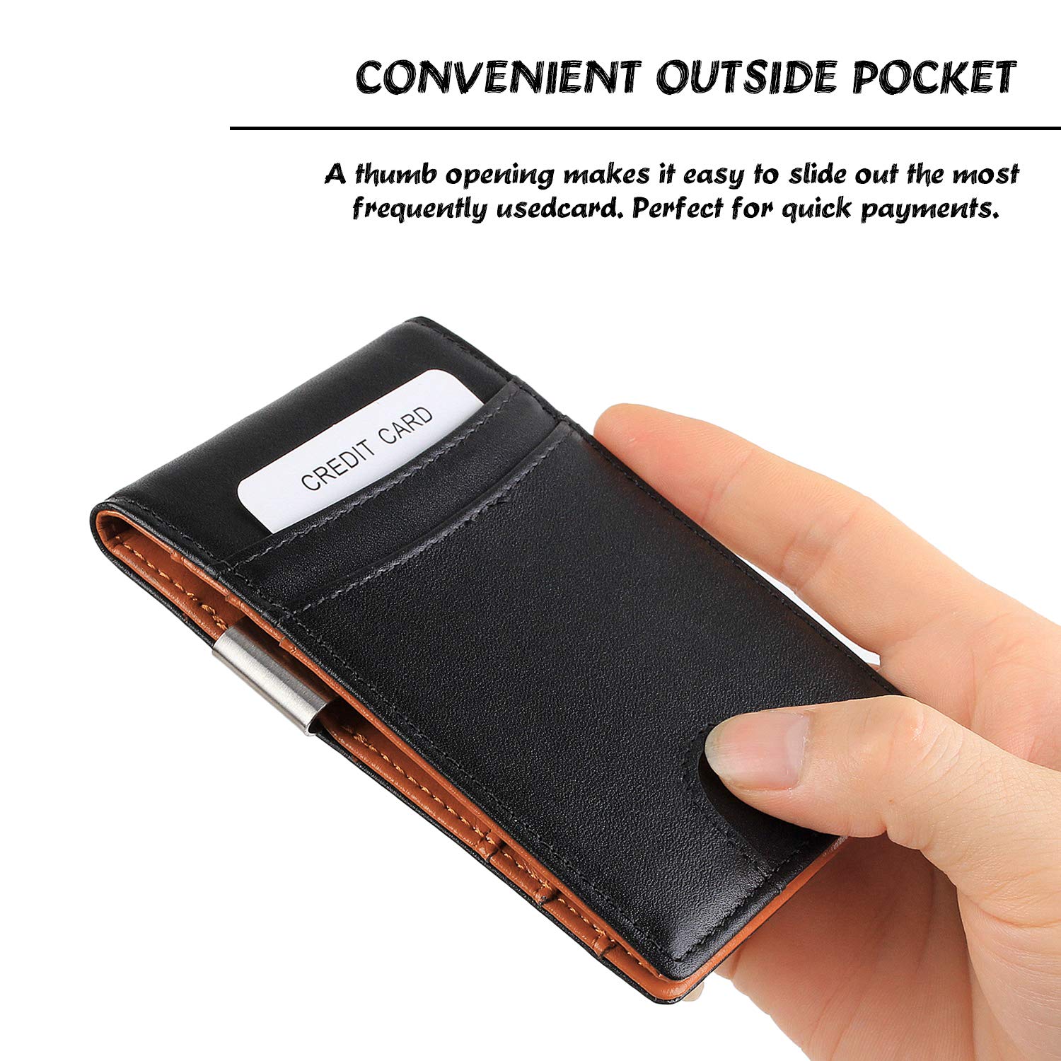 Personalized RFID Wallet for Men - Slim Bifold Gift for Husband (Birthday/Anniversary/Christmas) - Perfect for Everyday Use & Travel