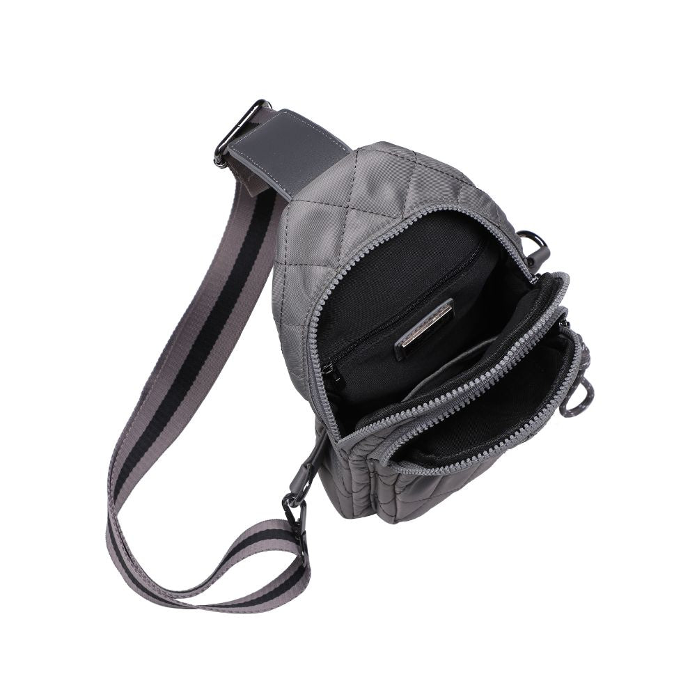 Ace Quilted Nylon Sling Backpack - Lightweight Crossbody Bag for Men & Women - Perfect for Travel, Hiking, and Everyday Use