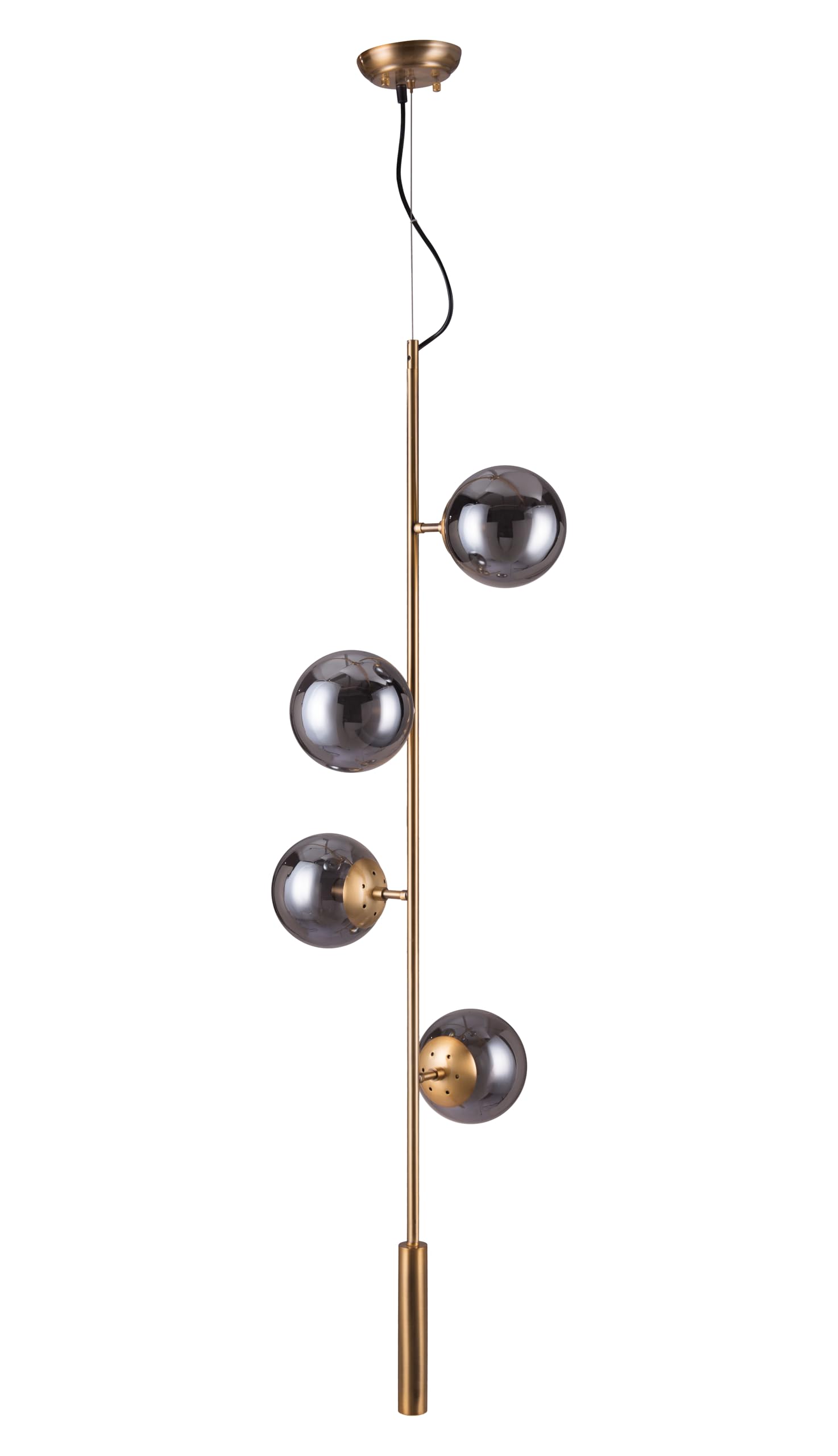 Zatara Brass Ceiling Lamp - Elegant Lighting for Living Room, Bedroom & Dining Area