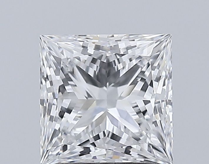 2.04 Carat D Color VVS2 Clarity Princess Cut Lab-Grown Diamond for Engagement Rings & Fine Jewelry
