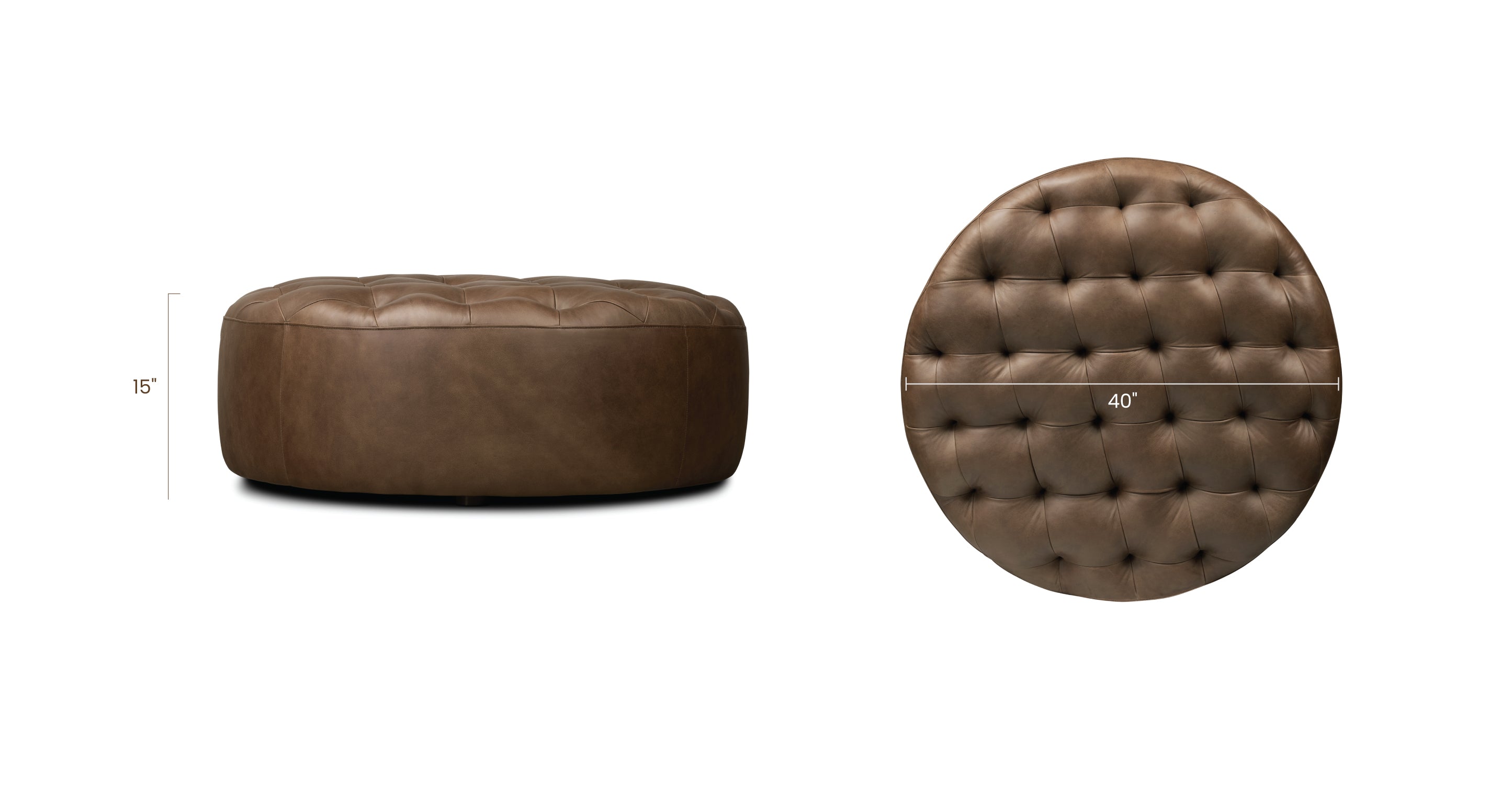 Stylish Ascot Ottoman - Modern Footrest & Storage Bench for Living Room, Bedroom & Office - Perfect for Extra Seating & Home Decor