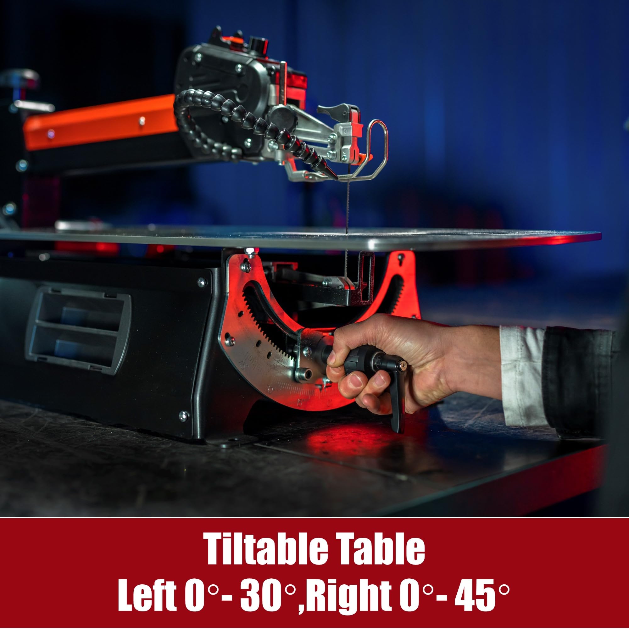 Bucktool 22 Inch Variable Speed Scroll Saw - 1.3A Woodworking Tool for DIY Crafts, Home Projects & Precision Cutting | Perfect for Wood, Metal & Plastic Materials