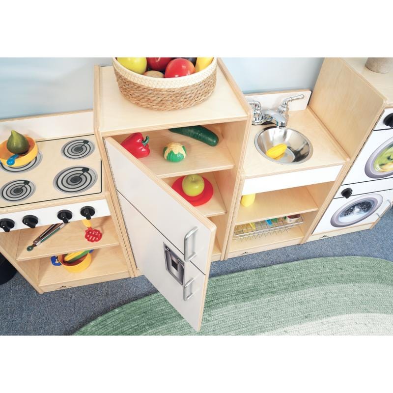 Whitney Brothers Toddler Kitchen Playset - Wooden Pretend Play Cooking Toy for Kids Ages 2-5 | Perfect for Preschool Learning & Imaginative Play at Home or Daycare