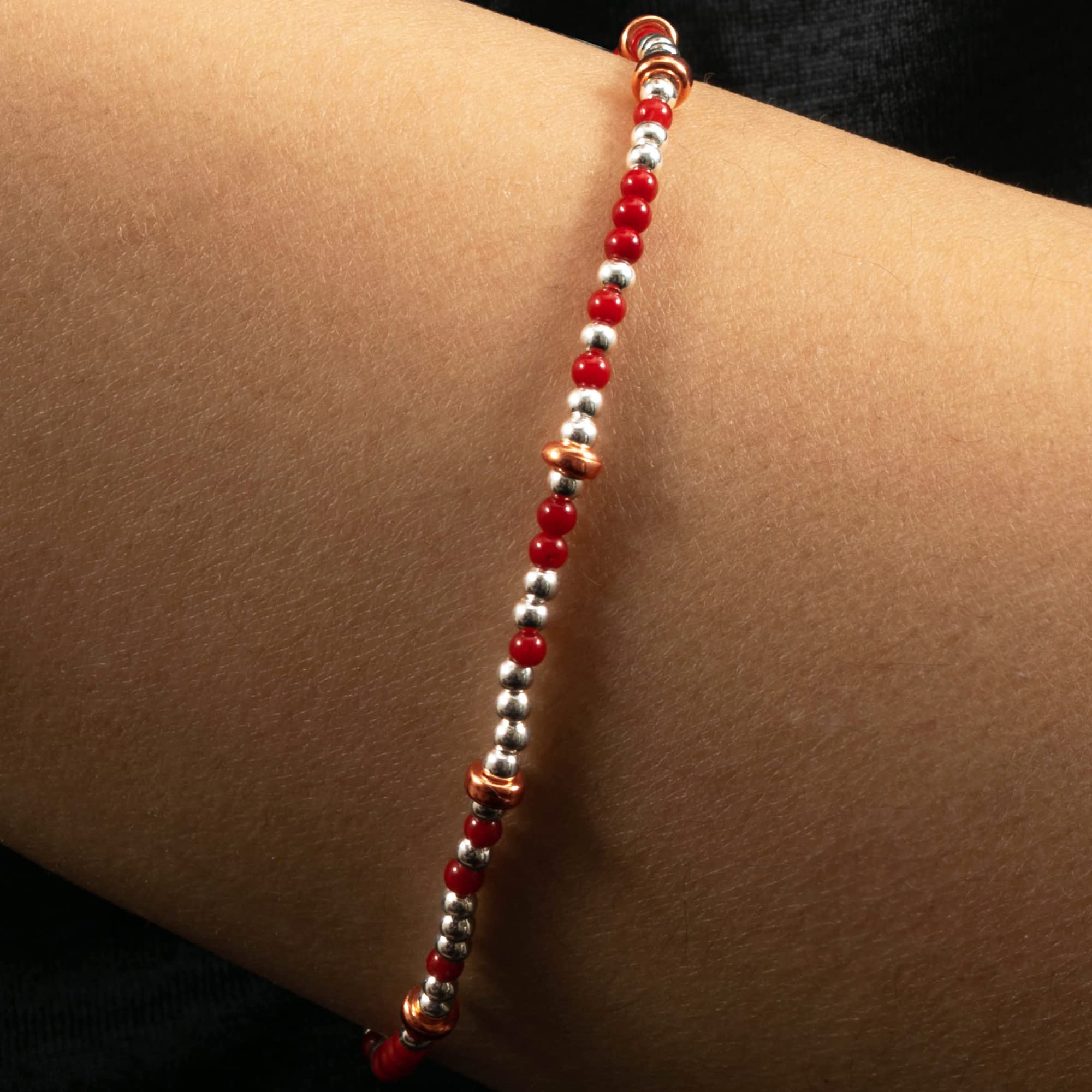 Trust in the Lord 925 Sterling Silver Morse Code Bracelet for Women - Christian Jesus Beaded Bracelet with Stone Beads by ALiLuYa | Perfect for Daily Wear, Church, Prayer & Gift Giving