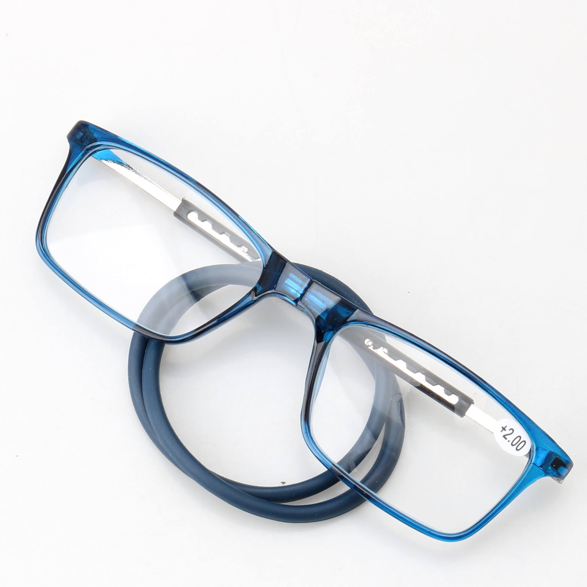 Blue Light Blocking Reading Glasses with Stylish Blue Ray Filter - Foldable & Hanging Design for Computer, Office, and Book Reading Use