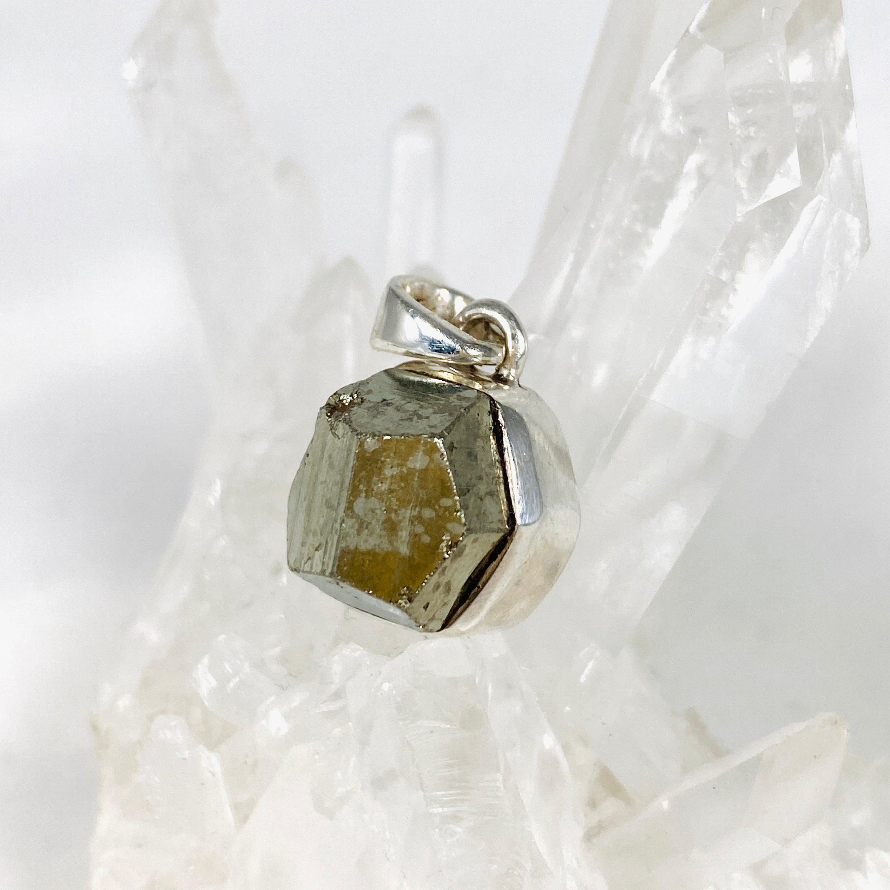 Natural Pyrite Raw Stone Pendant Necklace - Handmade Healing Crystal Jewelry for Women & Men - Perfect for Meditation, Energy Healing & Spiritual Gifts