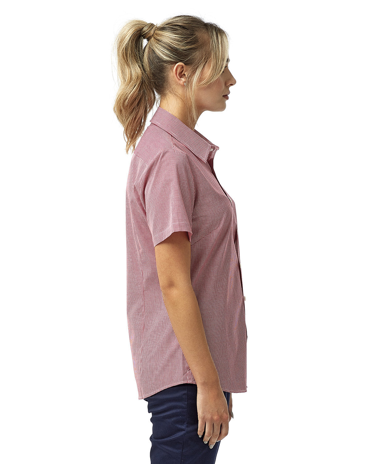 Reprime RP321 Women's Cotton Gingham Short Sleeve Shirt - Artisan Collection | Casual Summer Wear, Office Outfits & Weekend Style