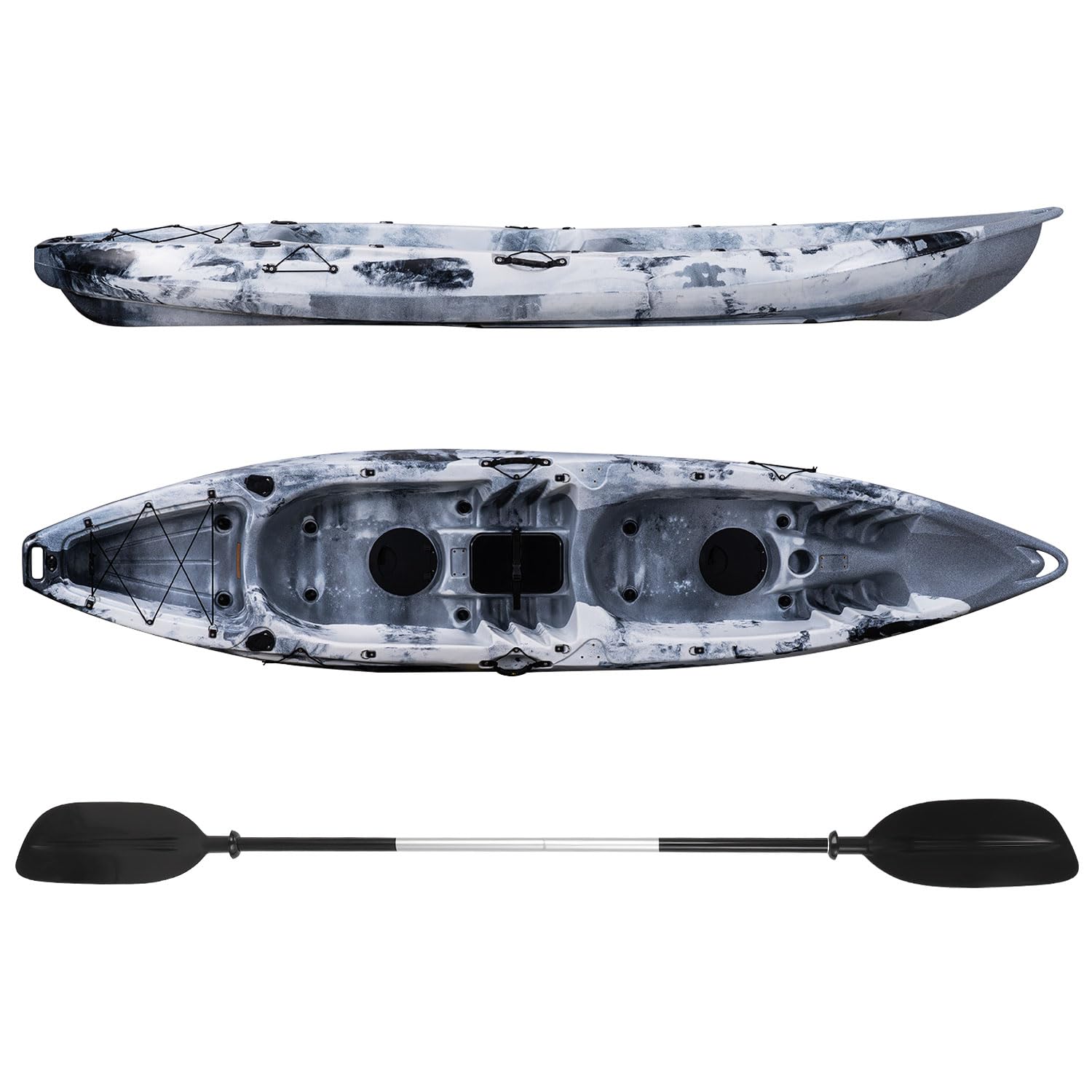 Garvee Kayak - Lightweight & Durable Fishing Kayak for Adults - Perfect for Lakes, Rivers & Ocean Adventures