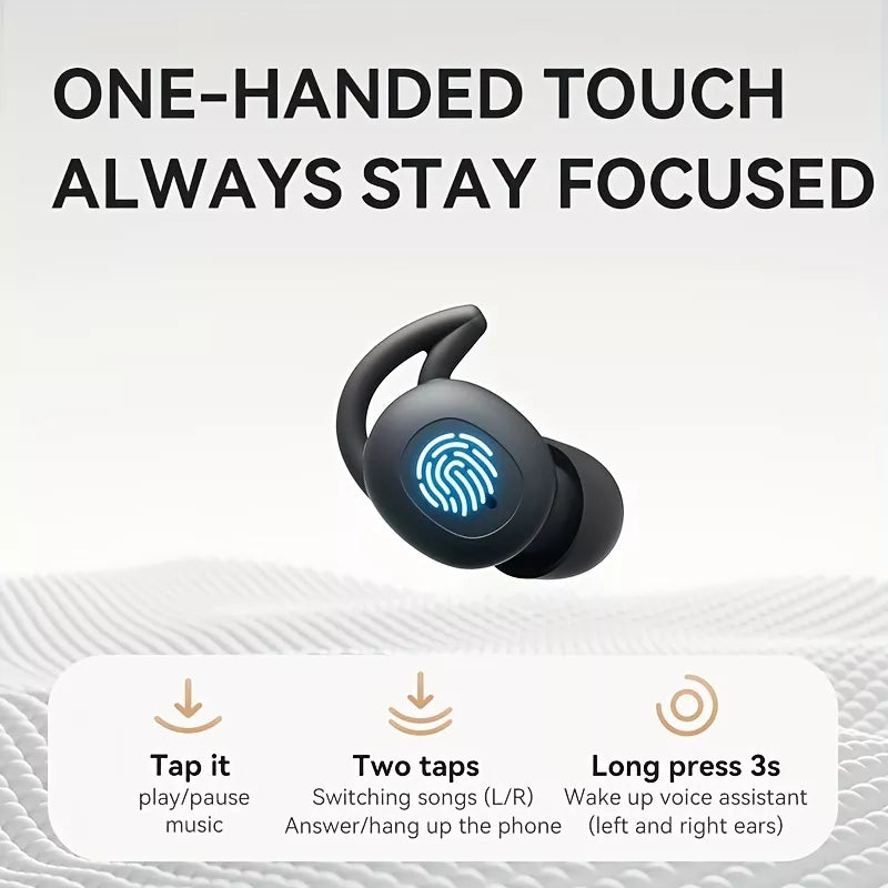 Sanag T42S Pro Wireless Bluetooth Earbuds with Noise Cancellation, Hi-Fi Stereo Sound, 30H Playtime for Running, Gym, Workout & Travel - Perfect for iPhone & Android Phones