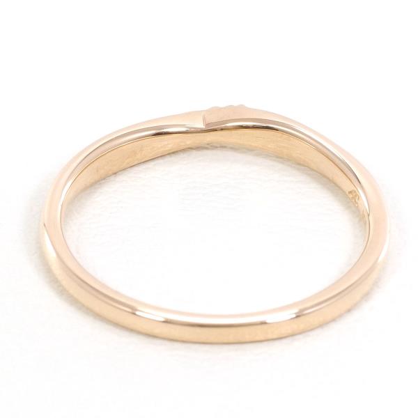 4℃ K10PG Pink Gold Diamond Ring for Women - Elegant 10K Rose Gold Engagement & Wedding Band - Perfect for Anniversaries, Proposals & Special Occasions
