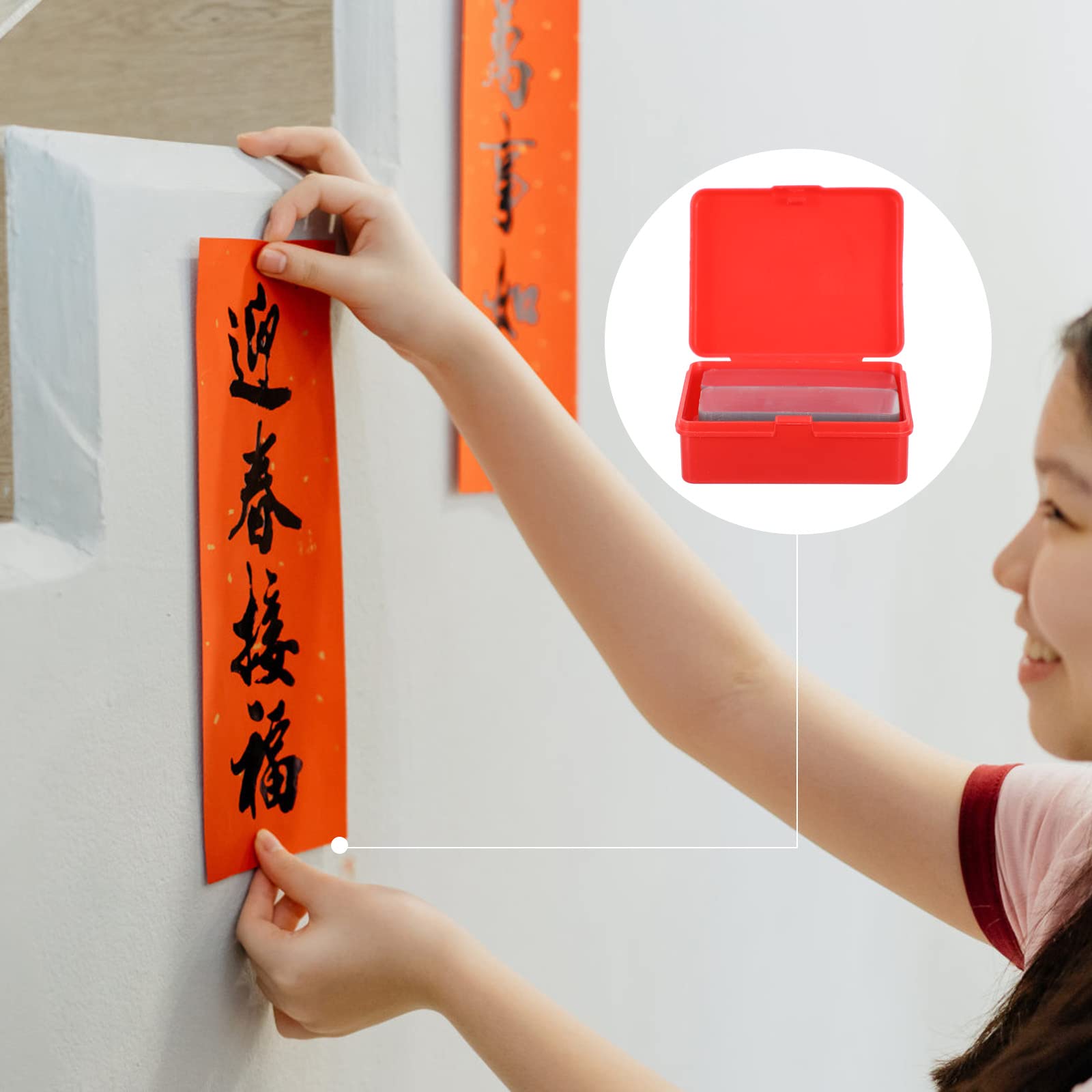 LUOZZY 120 Pcs Heavy Duty Double Sided Tape - Strong Adhesive Non-Marking Glue for Car Stickers, Wall Decals, Spring Couplets & Wedding Decor - Perfect for Home, Office & Vehicle Decoration