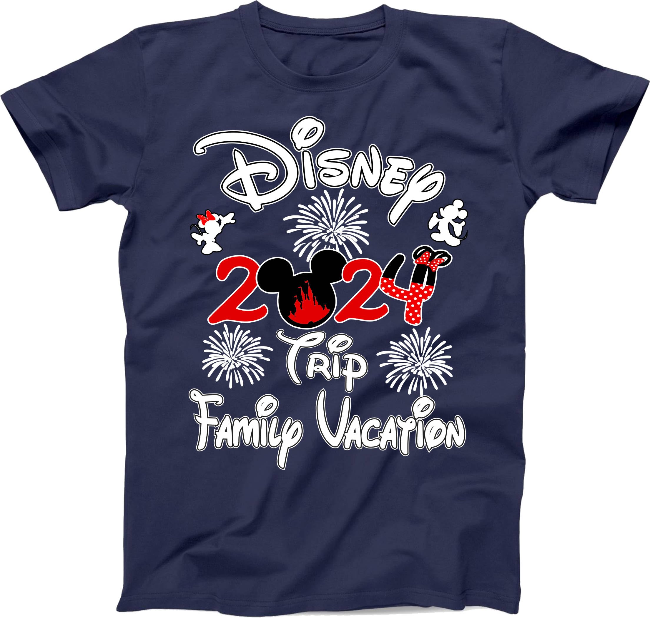 2025 Vacation Shirt | Family Trip Matching T-Shirts | Custom Personalized Outfit for Disney Trip | First Family Vacation Outfits | Perfect for Theme Parks & Travel Photos
