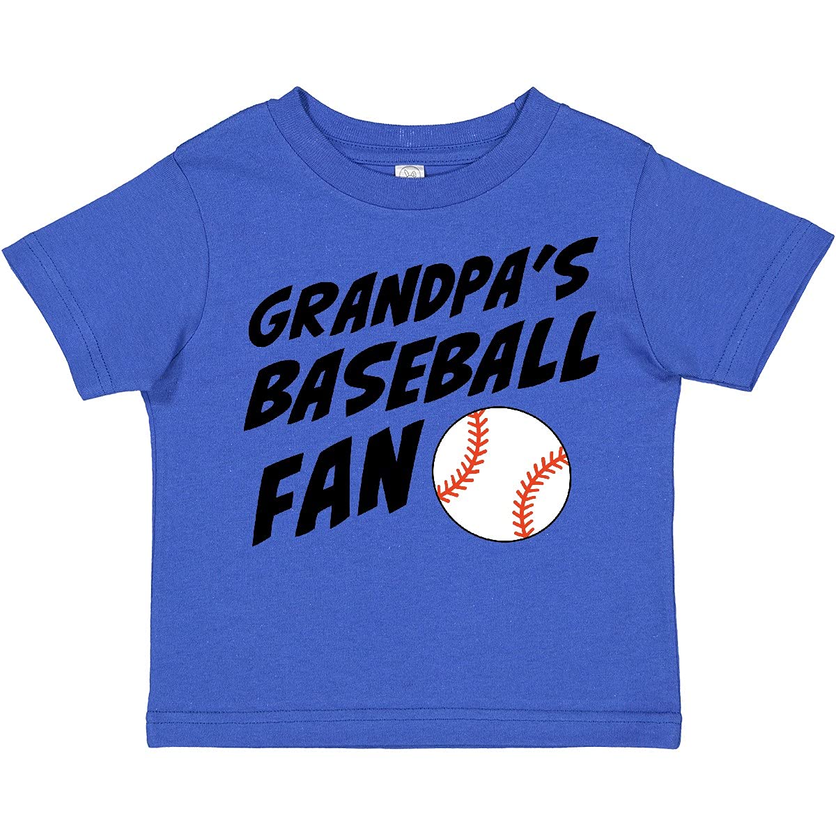 Grandpa's Baseball Fan Toddler T-Shirt | Cute Baseball Lover Shirt for Kids | Soft Cotton Tee for Toddlers | Perfect Gift for Grandparents Day & Baseball Games