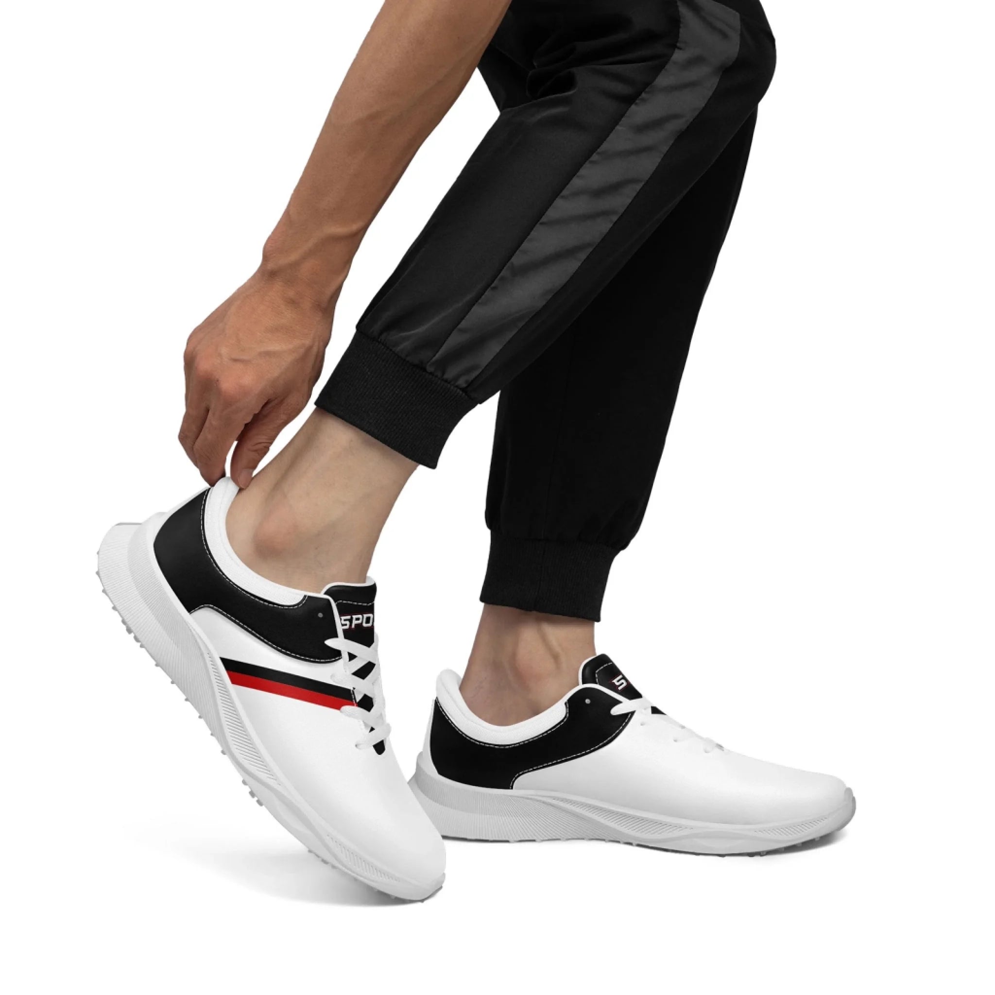 Custom Golf Performance Sneakers for Men & Women - Personalized Durable Athletic Shoes for POD Resellers - Lightweight Comfort Walking & Training Shoes for Golf Course & Casual Wear (FN062 25020099 5)
