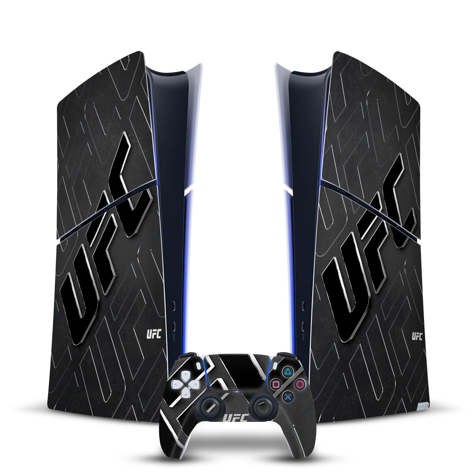 UFC Gaming Vinyl Skins for PS5 & Controller - Durable Decals for Playstation 5 Slim/Digital Edition