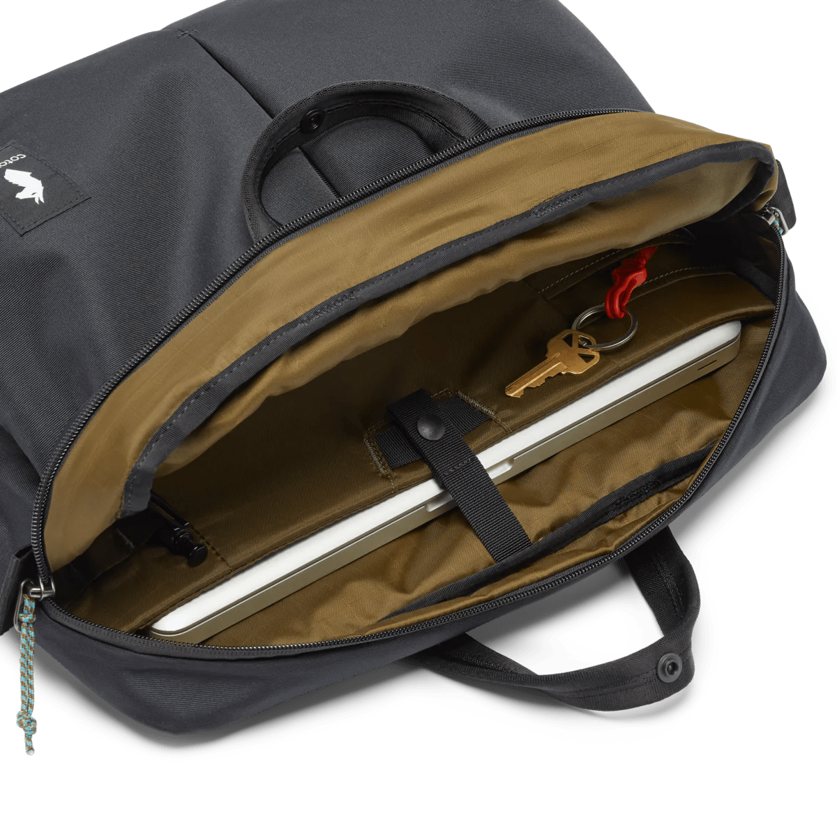 Cotopaxi Mente 15L Messenger Bag - Lightweight & Durable Everyday Carry Backpack for Work, Travel & Commuting - Black
