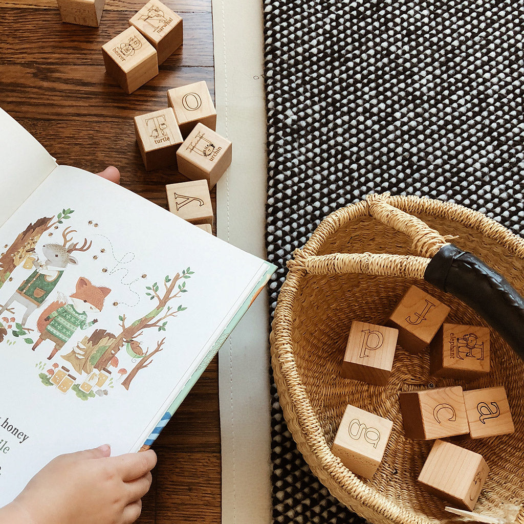 Educational Animal Alphabet Blocks for Kids - Wooden ABC Learning Toys for Toddlers & Preschoolers - Perfect for Early Childhood Development & Classroom Activities