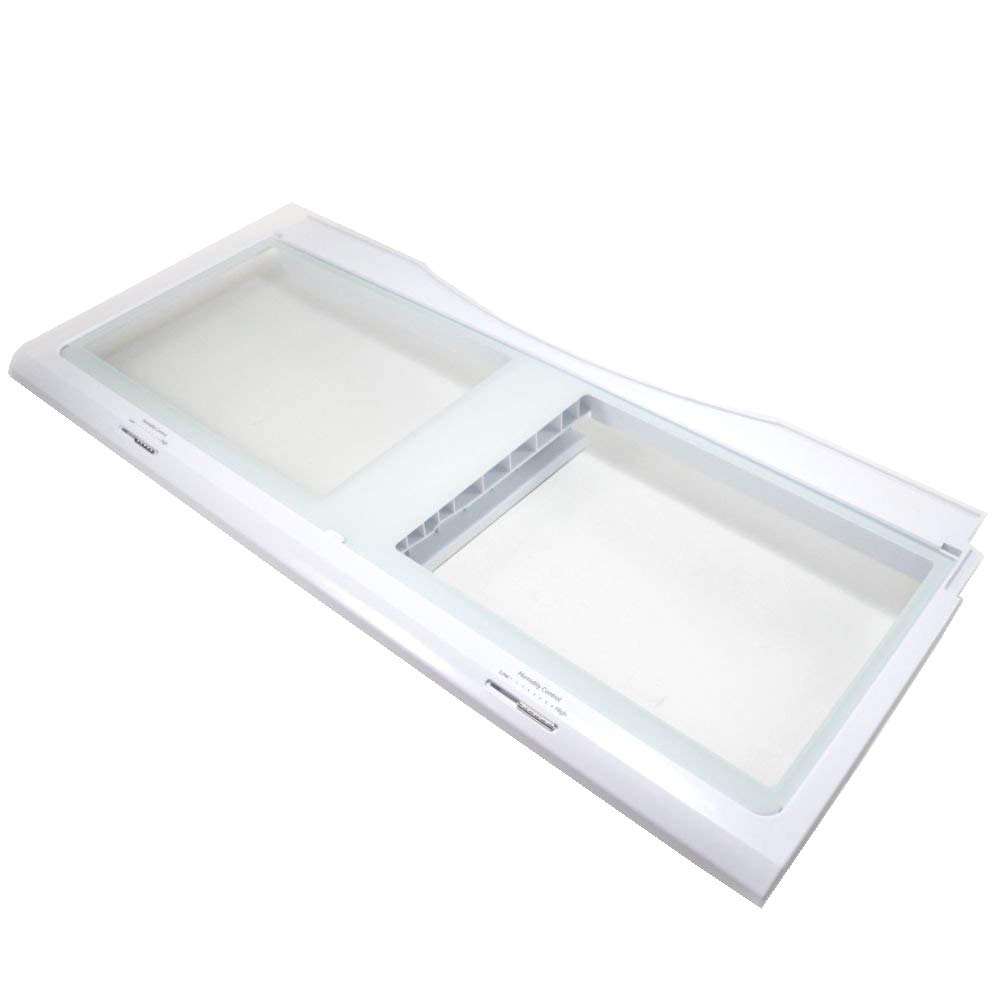 Samsung DA97-07565B Genuine OEM Refrigerator Crisper Drawer Cover Replacement Part - Compatible with Samsung Refrigerators, Perfect for Food Storage and Freshness