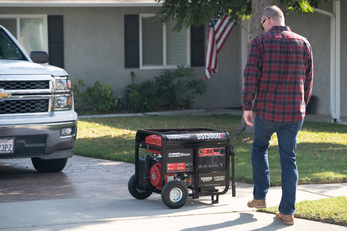 13,000 Watt Portable Gasoline Generator with CO Alert - Reliable Backup Power for Home, Camping & Emergency Use