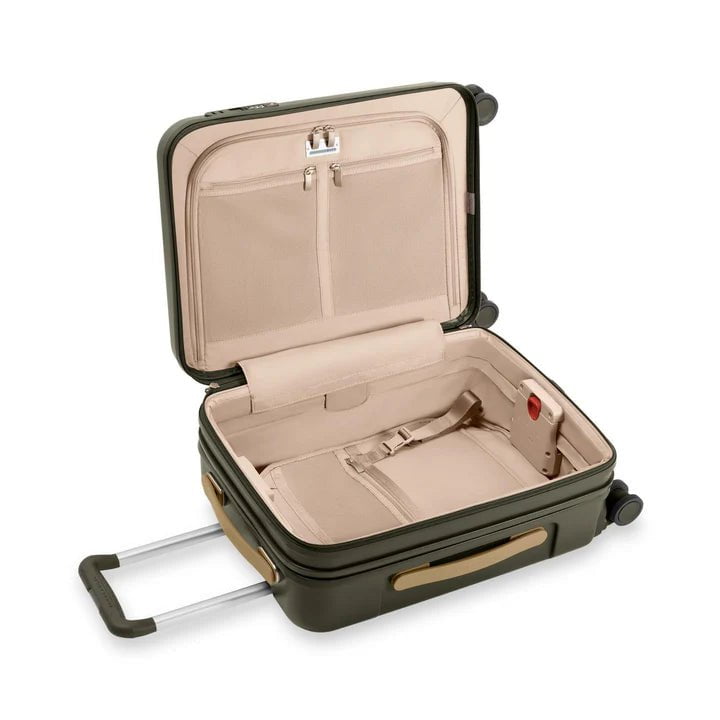 Briggs & Riley Sympatico 3.0 Global Carry On Expandable Spinner Luggage - Lightweight Suitcase for Business Travel & Weekend Getaways - TSA Approved Airplane Carry-On Luggage for International Flights