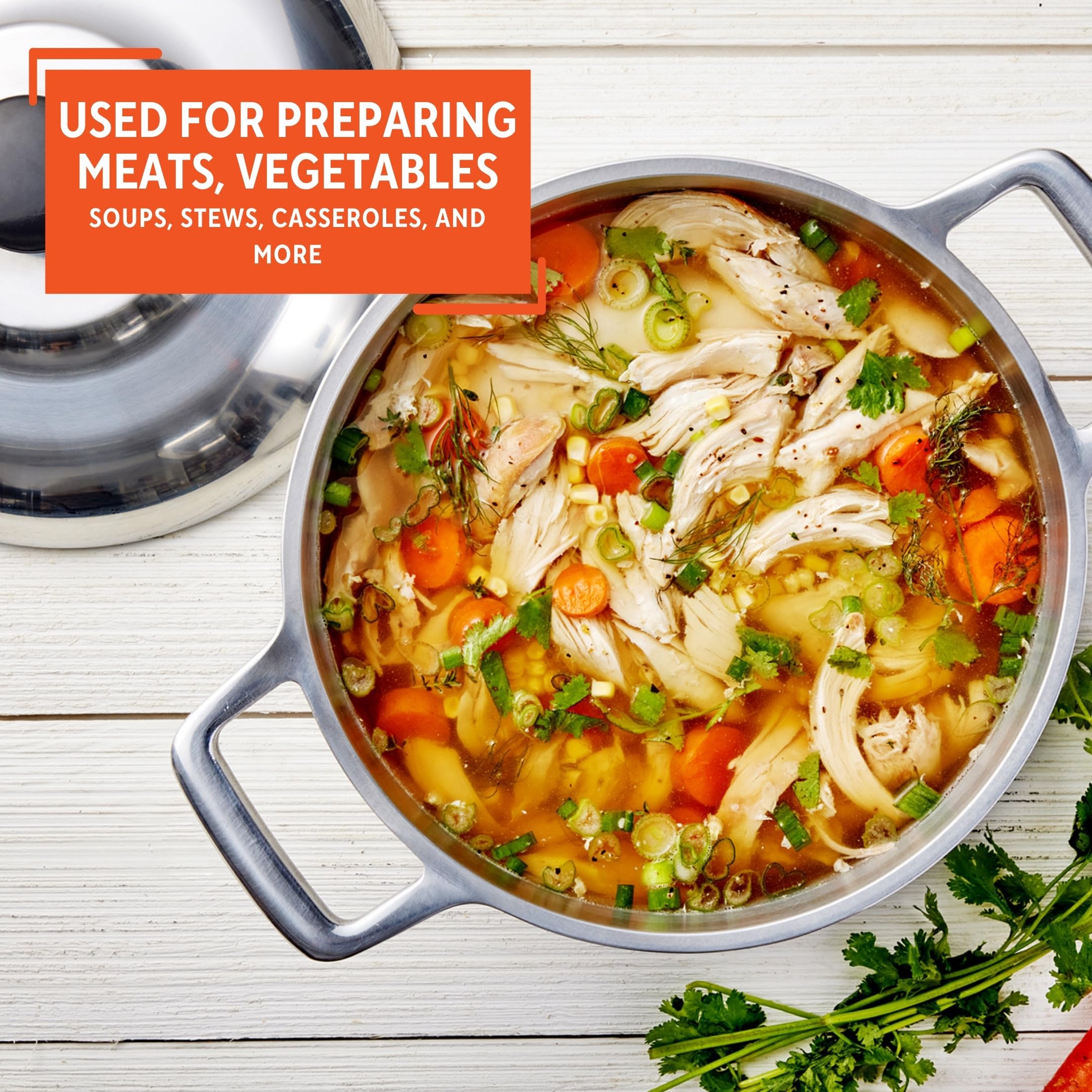 IMUSA 3.5 Quart Heavy Duty Cajun Cast Aluminum Dutch Oven - Perfect for Camping, Outdoor Cooking & Cajun-Style Meals