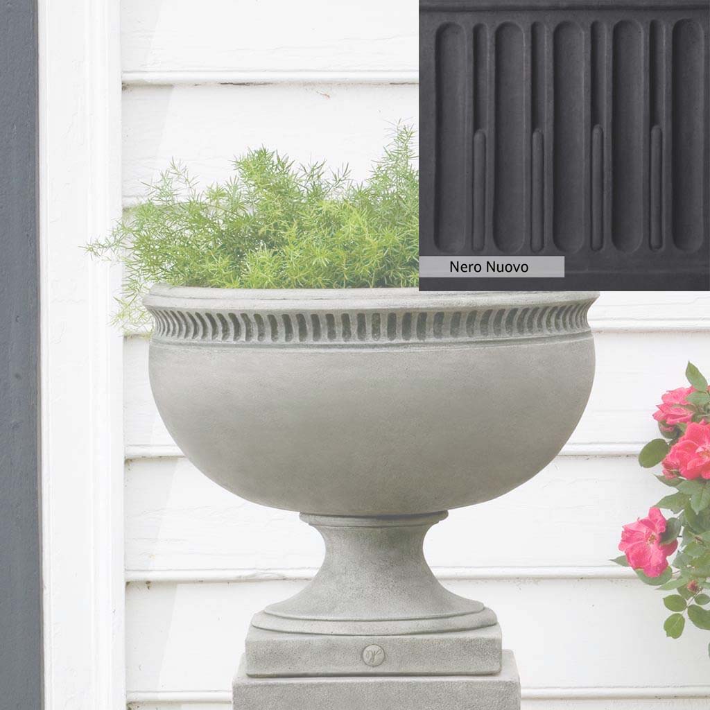 Campania International Williamsburg Tayloe House Urn - Classic Garden Urn for Outdoor Decor, Patio, and Landscaping | Durable Resin Planter for Flowers and Plants