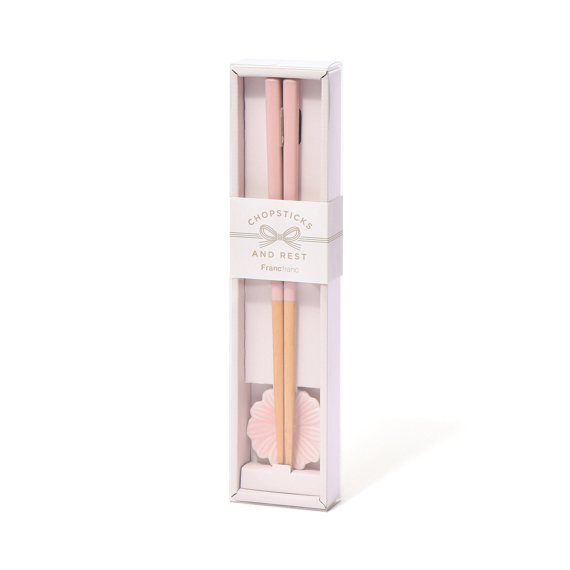 Premium Pink Chopsticks Set with Rest - Elegant Asian Dining Utensils for Sushi, Ramen & Home Decor
