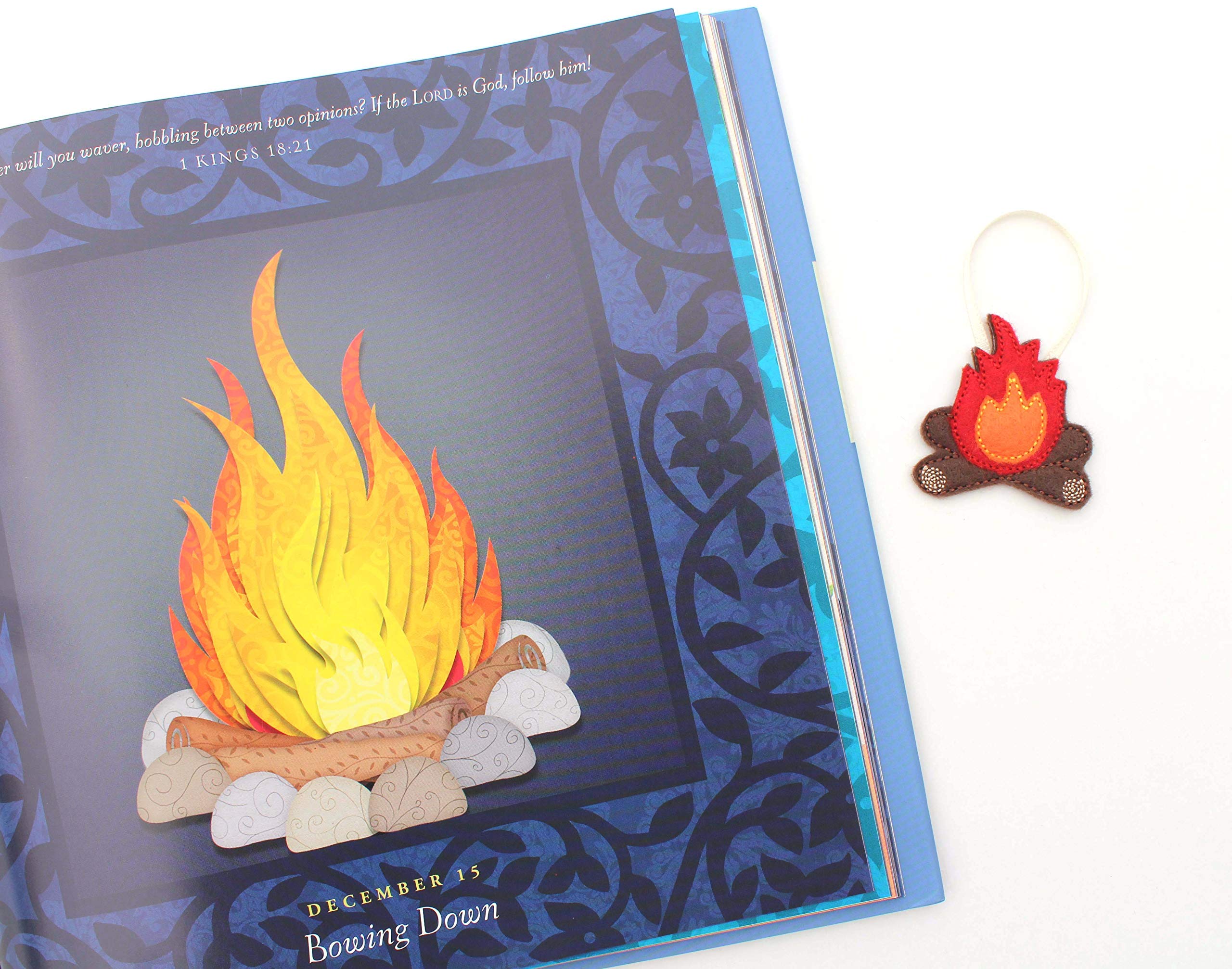 Jesse Tree Advent Ornaments Set - 24 Felt Christmas Decorations for Advent Calendar (Book Not Included) | Perfect for Family Holiday Traditions, Sunday School Activities & DIY Christmas Crafts